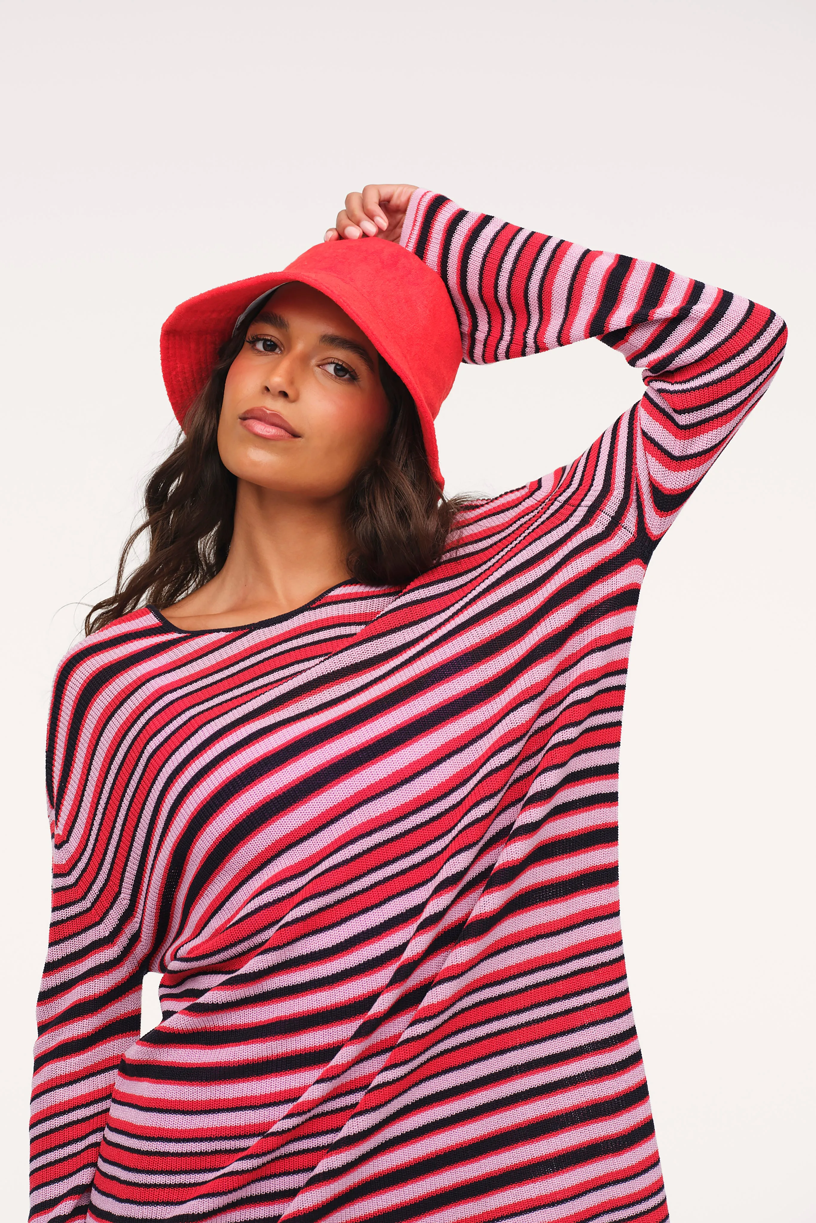 Coastal Cover Up | Wisteria Stripe sold by nuuds product image thumbnail 2