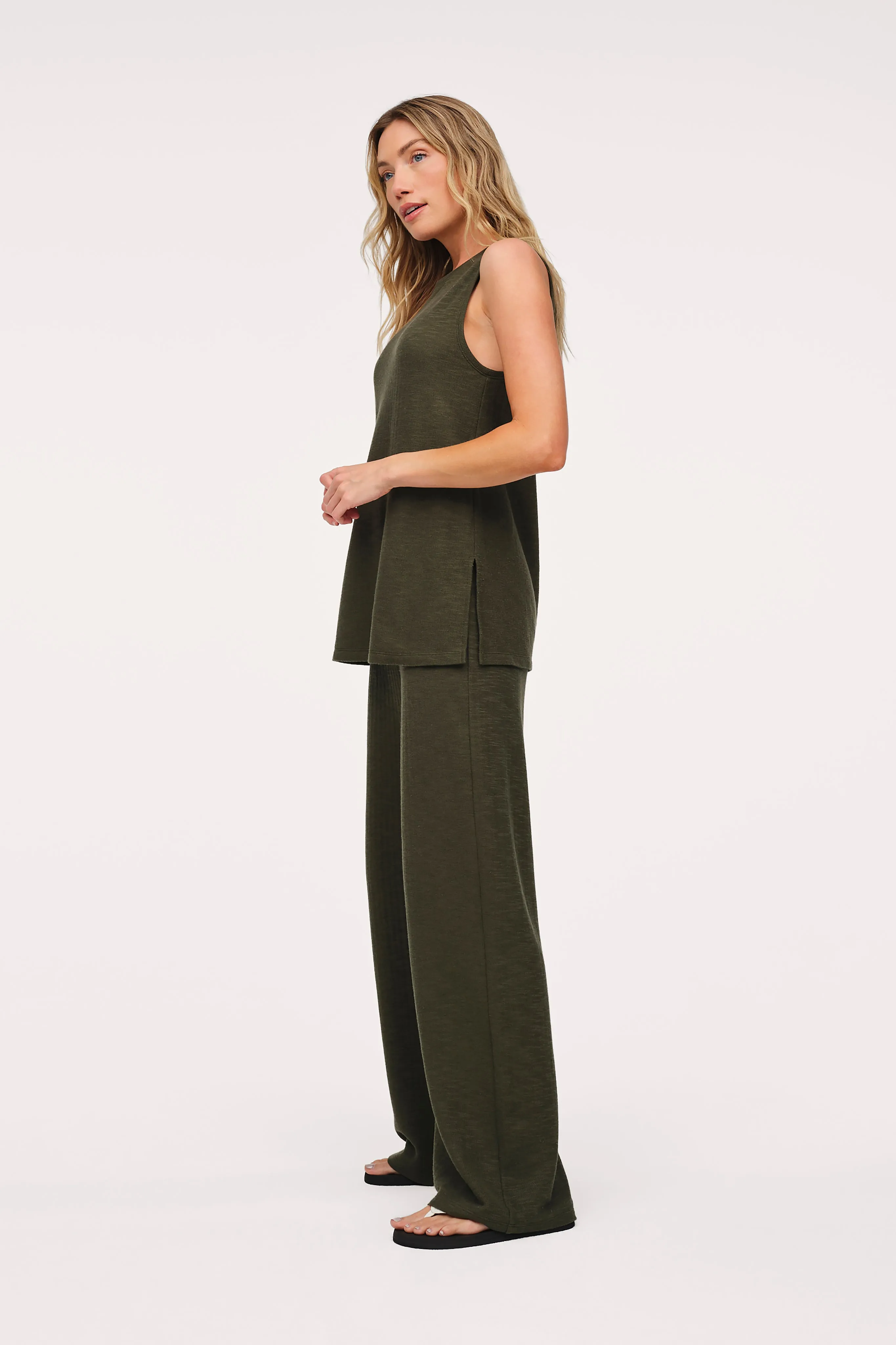 Resort Pant Set | Darkest Olive sold by nuuds product image thumbnail 3
