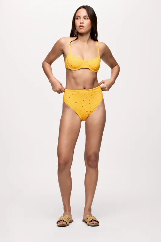 High Waist Bikini Bottom | Fruit Salad made by nuuds