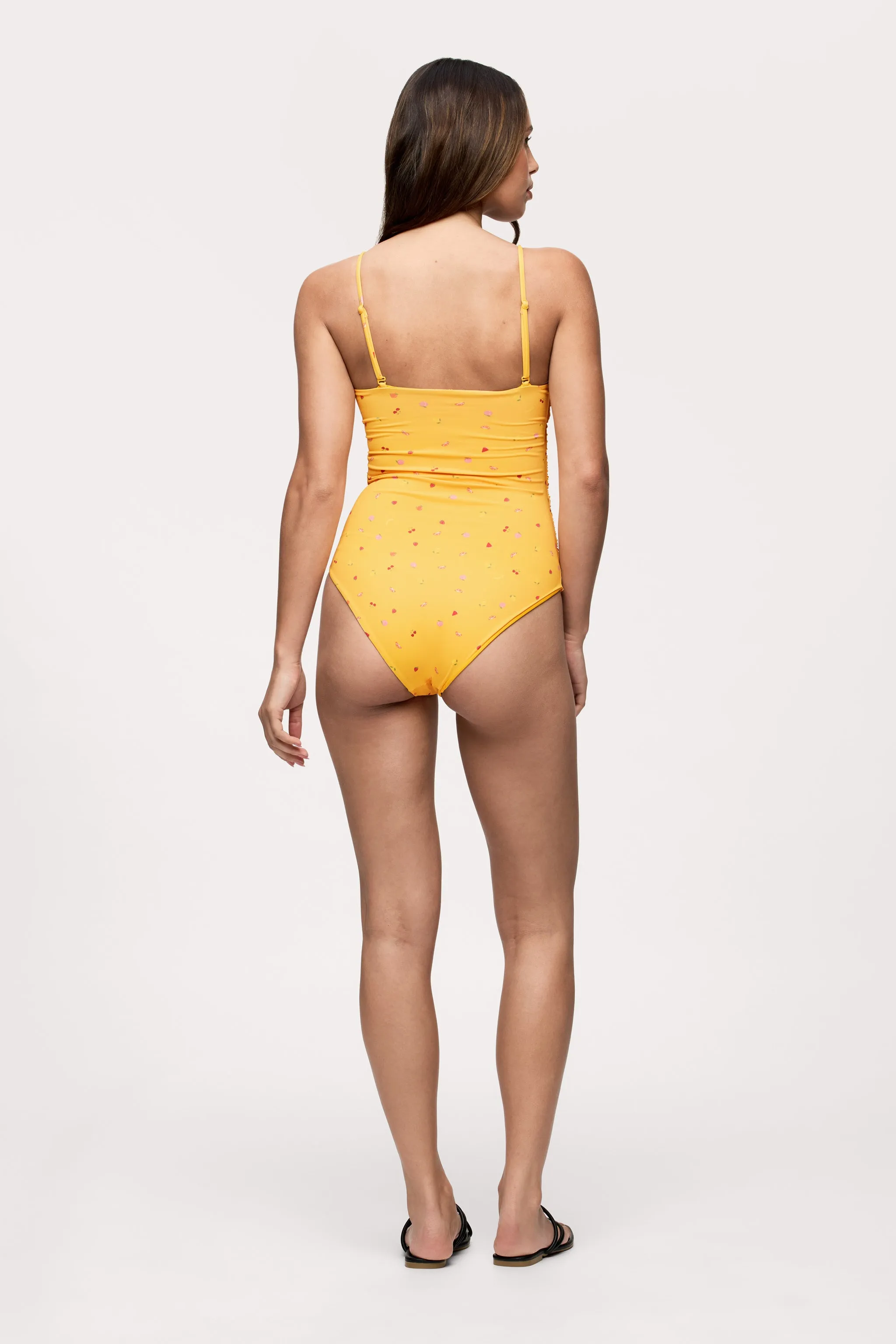Ruched One Piece | Fruit Salad sold by nuuds product image thumbnail 4