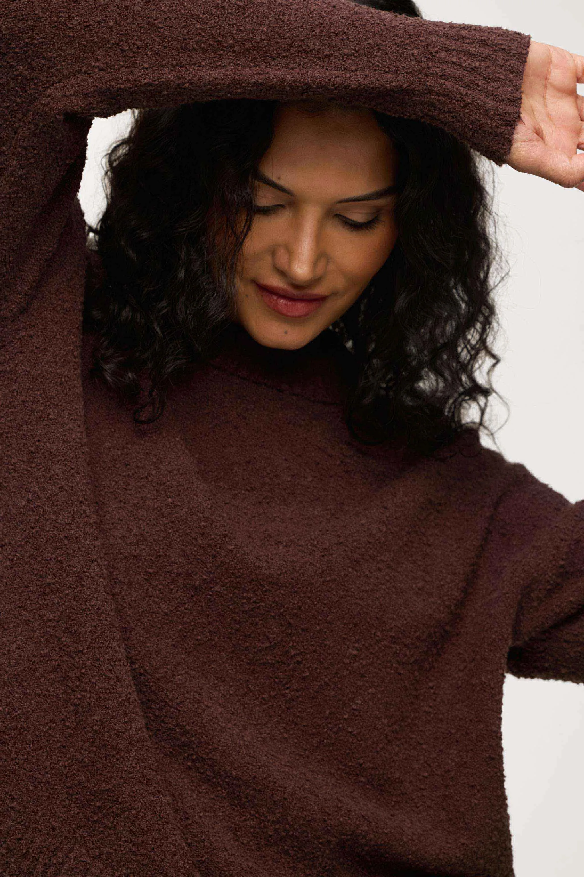 Boucle Crewneck Sweater sold by nuuds product image thumbnail 5