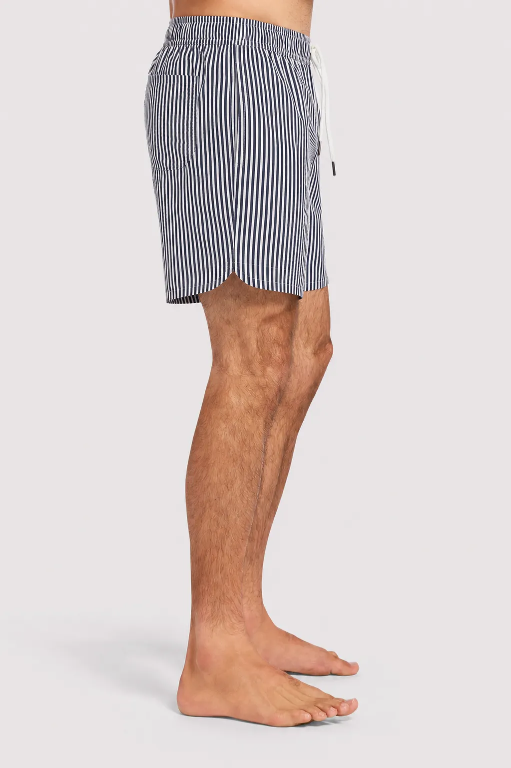 Seersucker Swim Trunk | Dark Navy Stripe sold by nuuds product image thumbnail 3