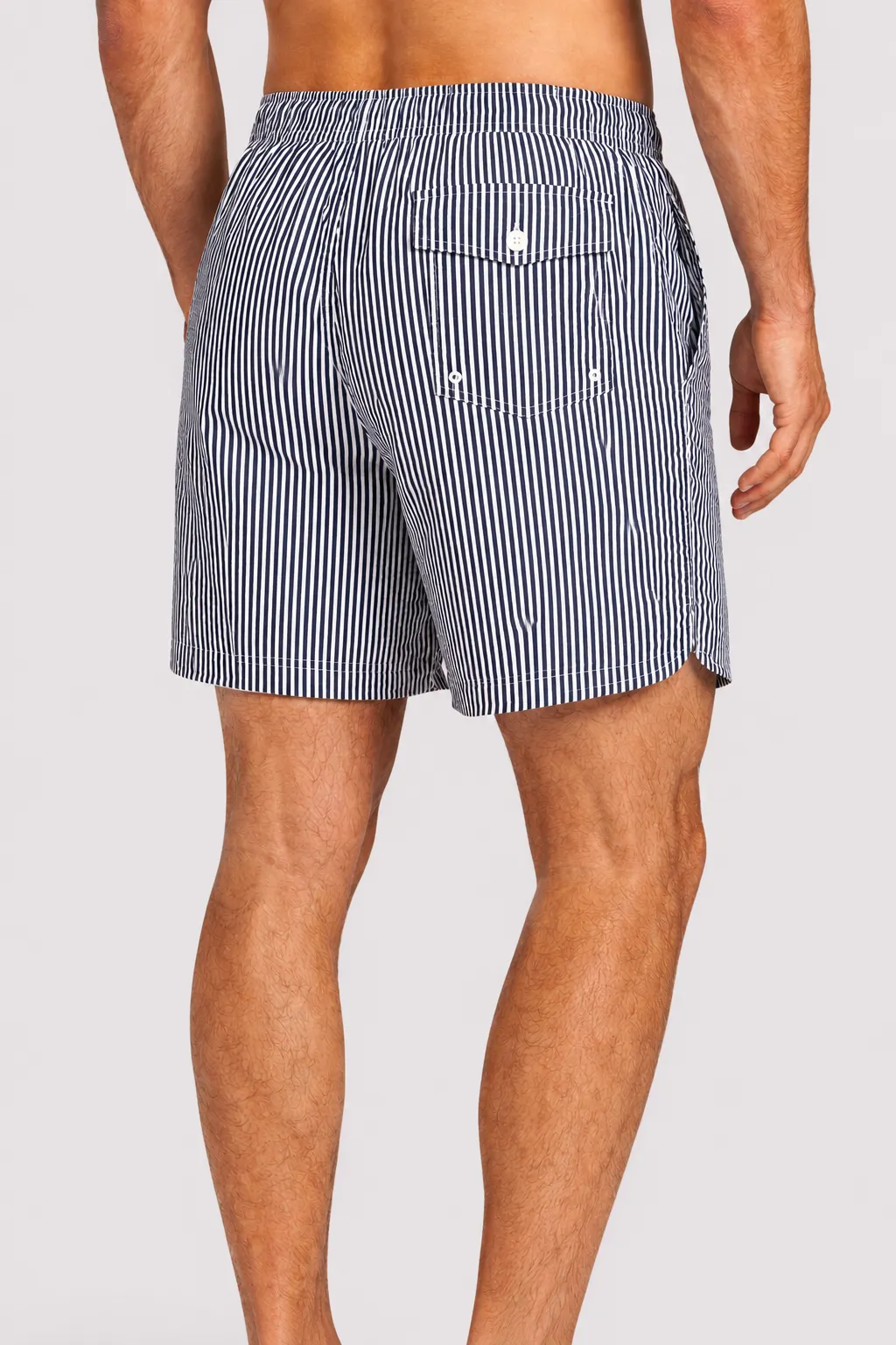Seersucker Swim Trunk | Dark Navy Stripe sold by nuuds product image thumbnail 4