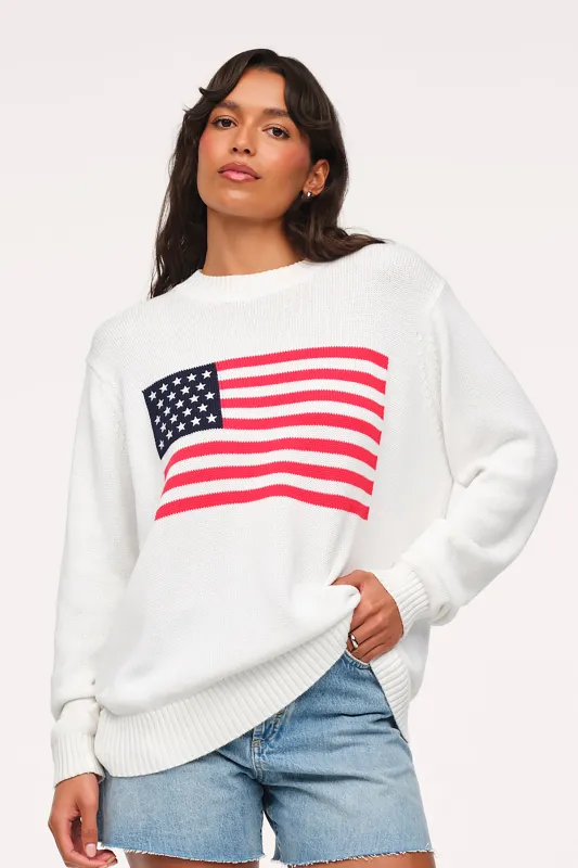 Glory Days Sweater | Flag made by nuuds