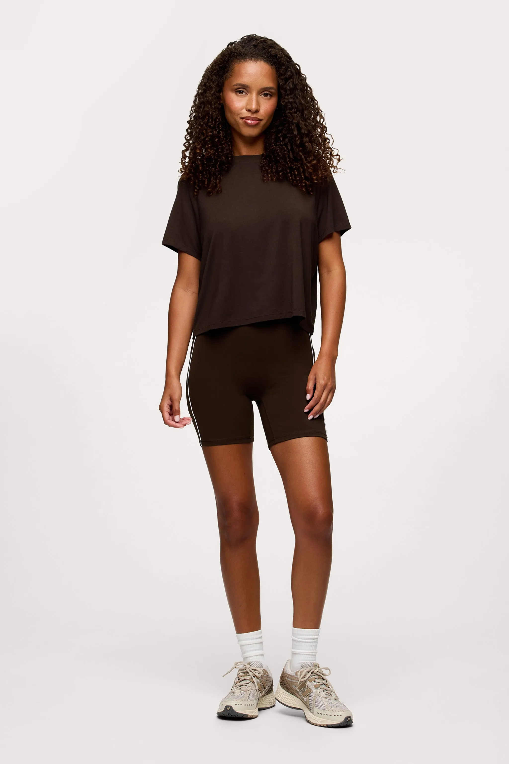 Featherweight Active Tee | Espresso sold by nuuds product image thumbnail 2