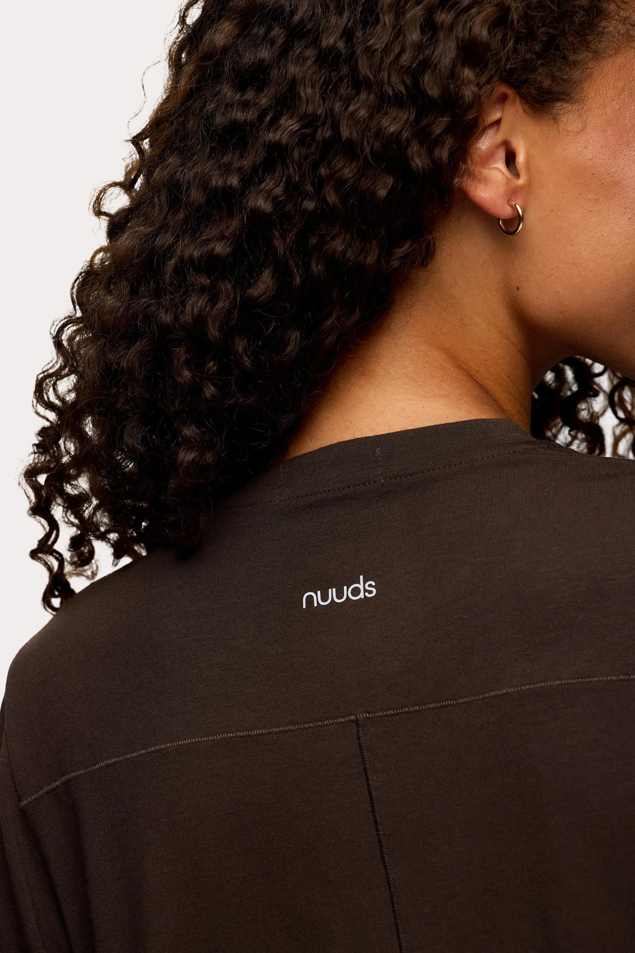 Featherweight Active Tee | Espresso sold by nuuds product image thumbnail 5