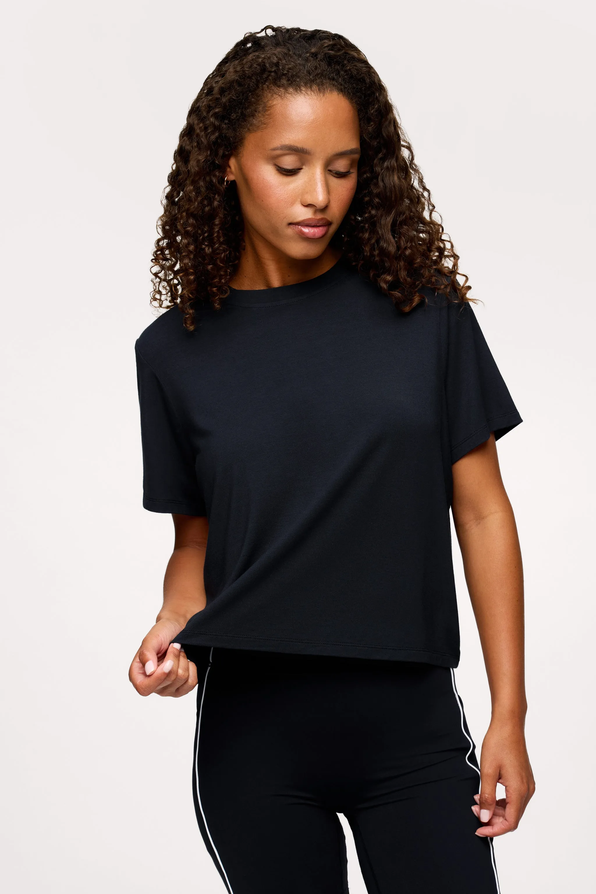 Featherweight Active Tee | Black sold by nuuds