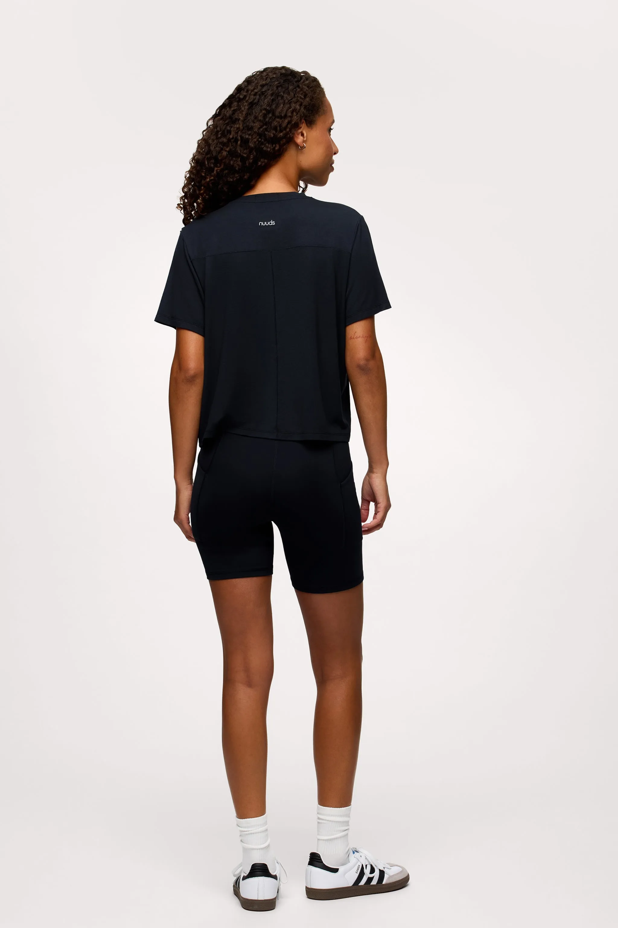 Featherweight Active Tee | Black sold by nuuds product image thumbnail 4