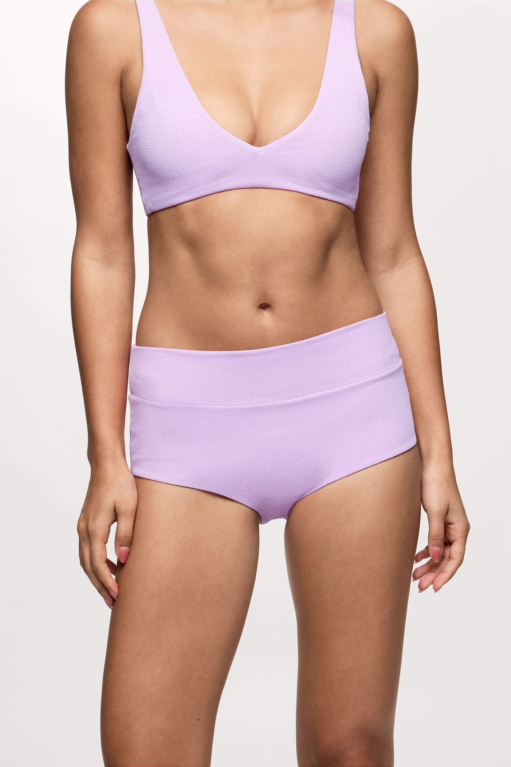 Boy Short Bikini Bottom | Crispy Orchid sold by nuuds product image thumbnail 2