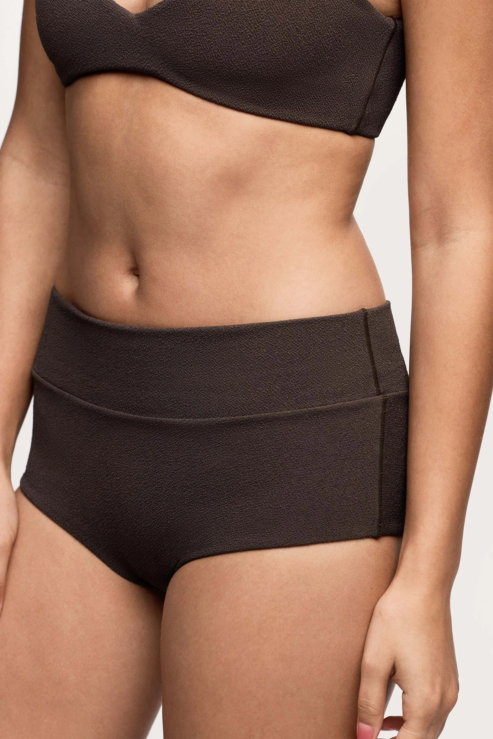 Boy Short Bikini Bottom | Crispy Espresso sold by nuuds product image thumbnail 5