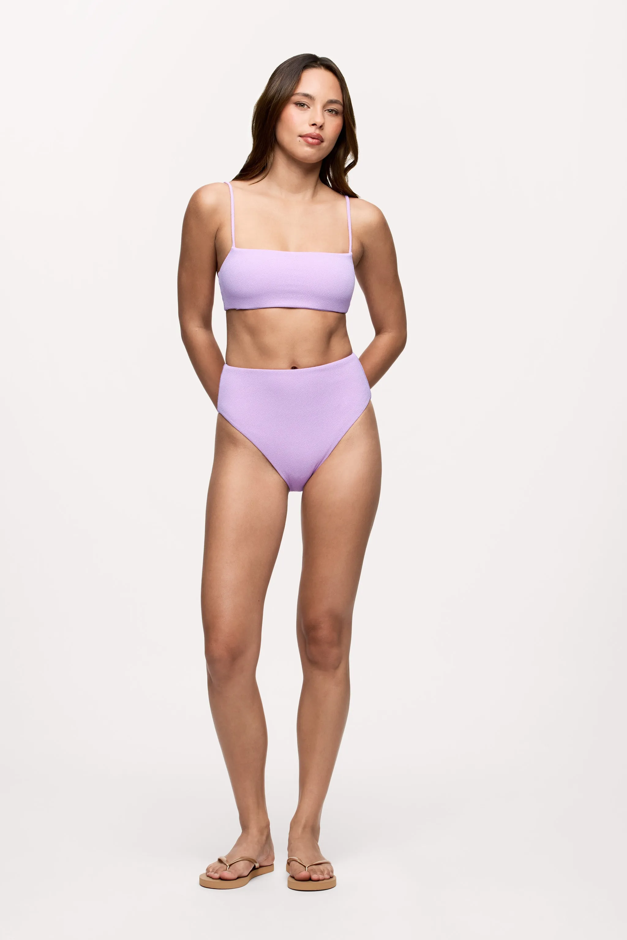 Bandeau Bikini Top | Crispy Orchid sold by nuuds product image thumbnail 2
