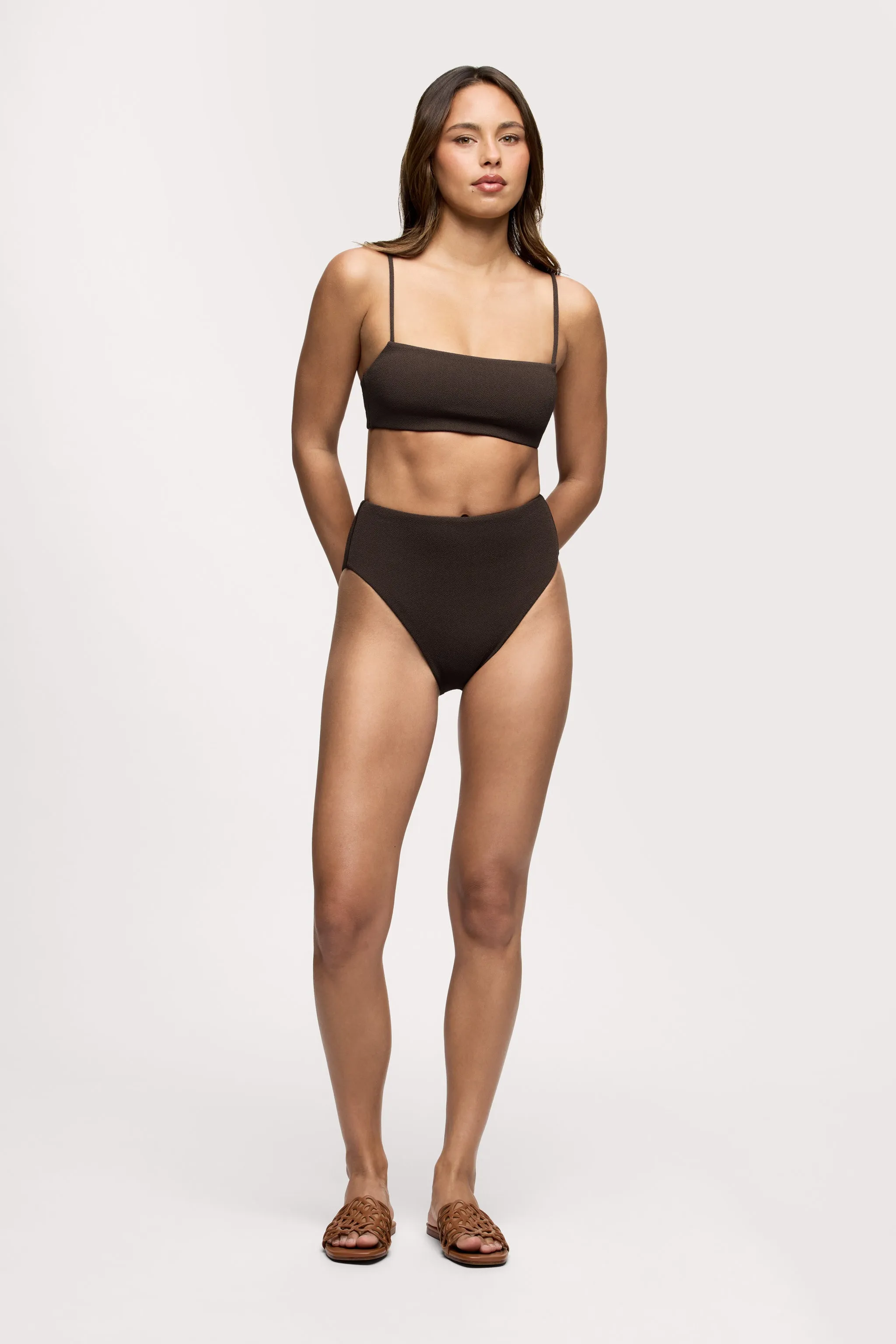 Bandeau Bikini Top | Crispy Espresso sold by nuuds product image thumbnail 2