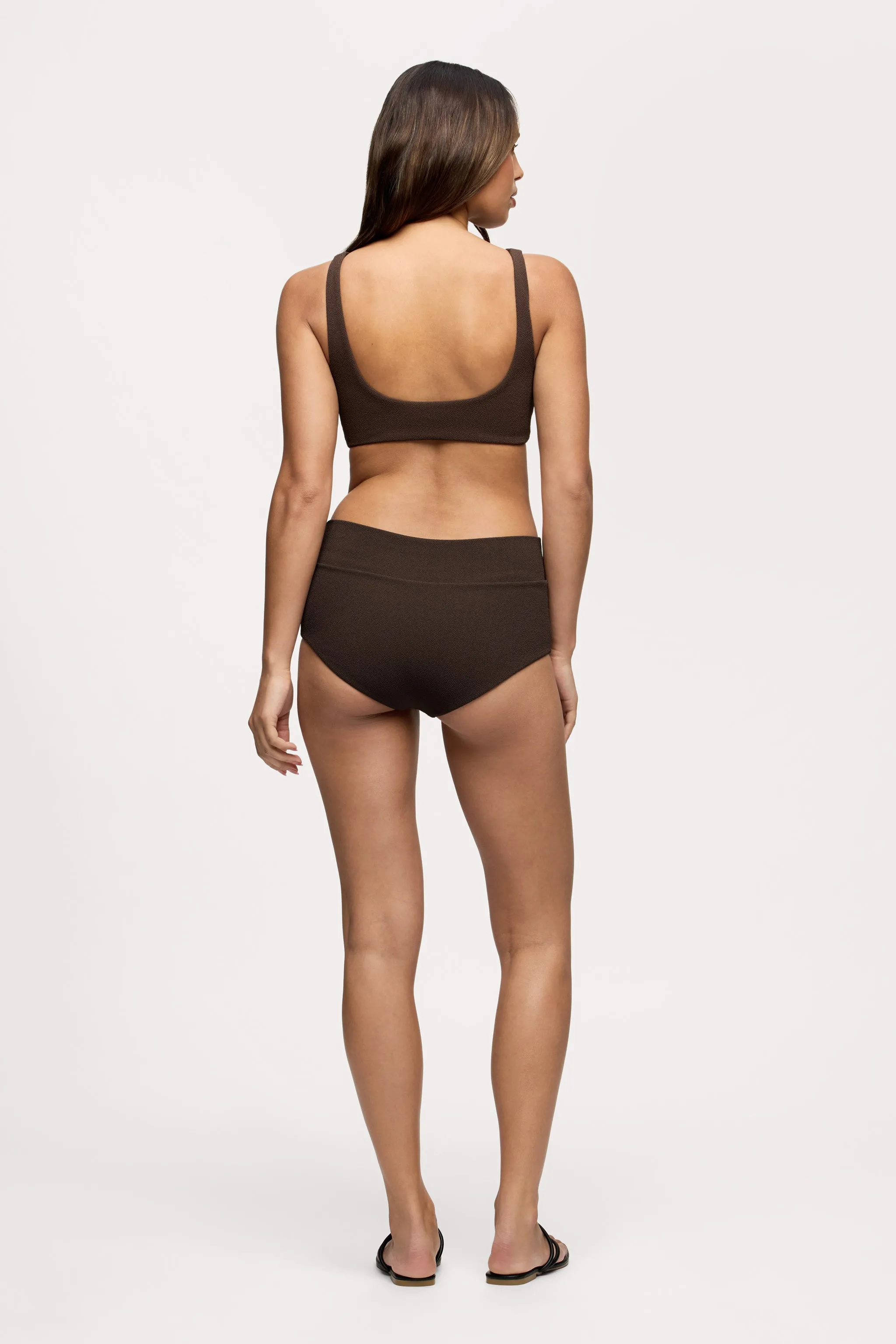Plunge Bikini Top | Crispy Espresso sold by nuuds product image thumbnail 4