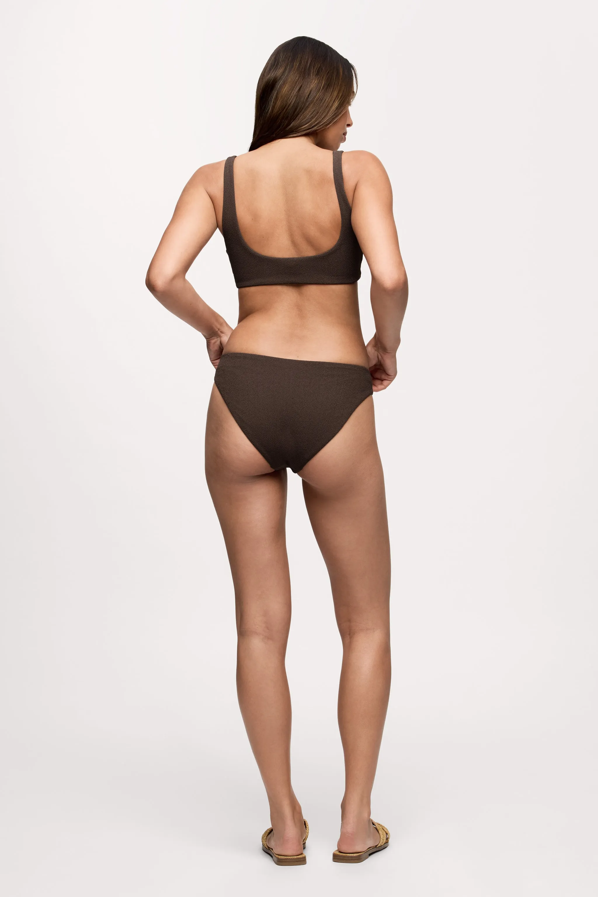 Low Waist Bikini Bottom | Crispy Espresso sold by nuuds product image thumbnail 4
