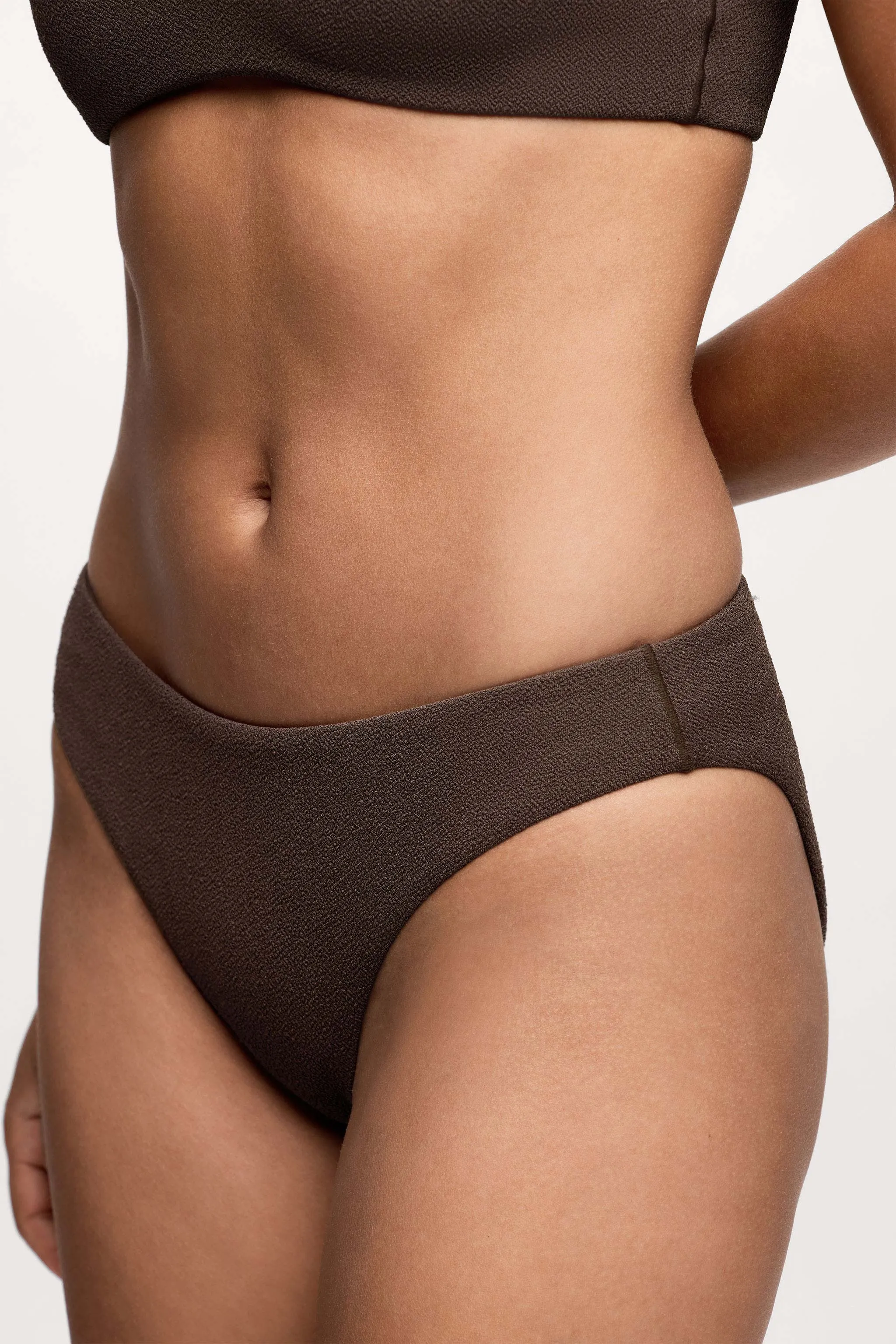 Low Waist Bikini Bottom | Crispy Espresso sold by nuuds product image thumbnail 5