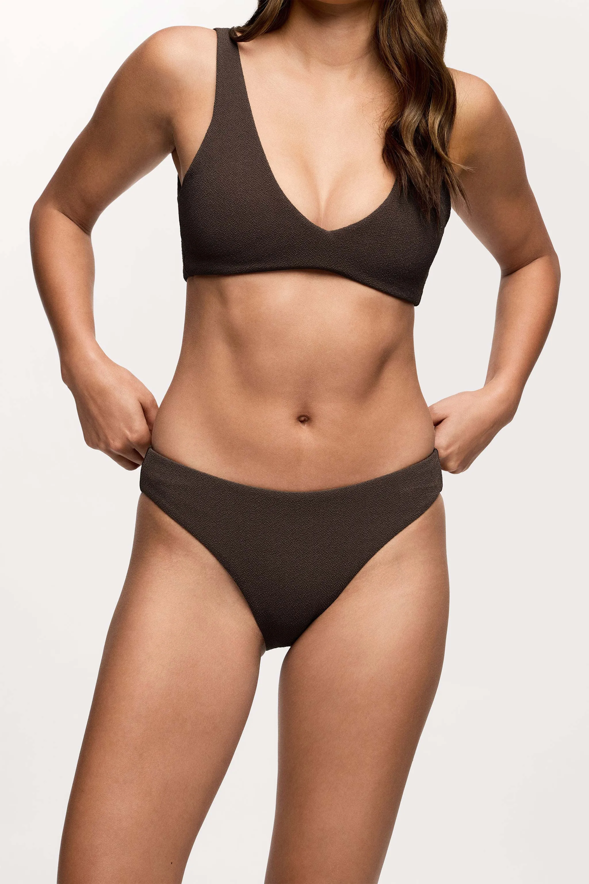 Low Waist Bikini Bottom | Crispy Espresso sold by nuuds product image thumbnail 2