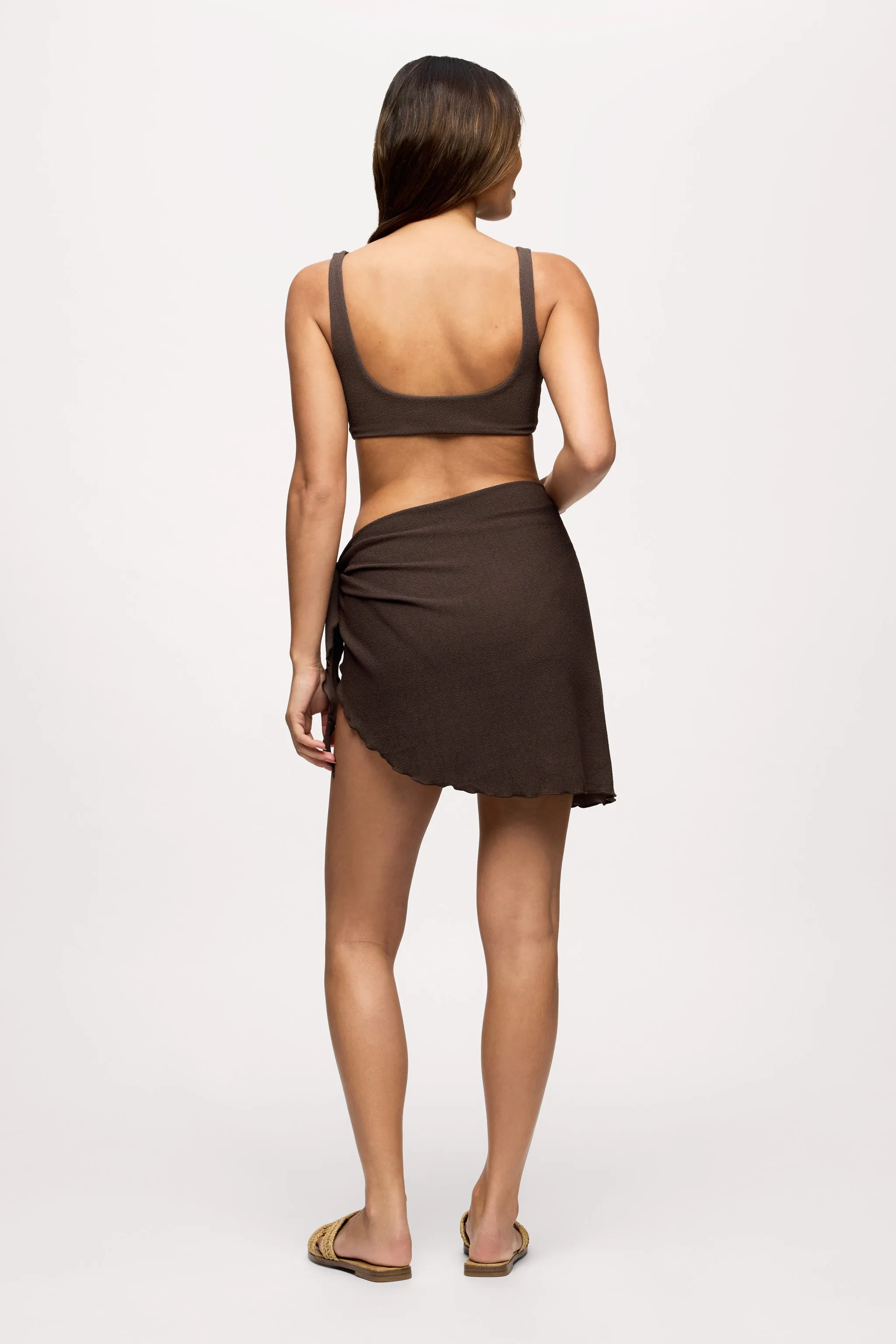 Swim Sarong | Crispy Espresso sold by nuuds product image thumbnail 4