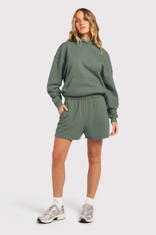 Vintage Fleece Distressed Short | Agave made by nuuds