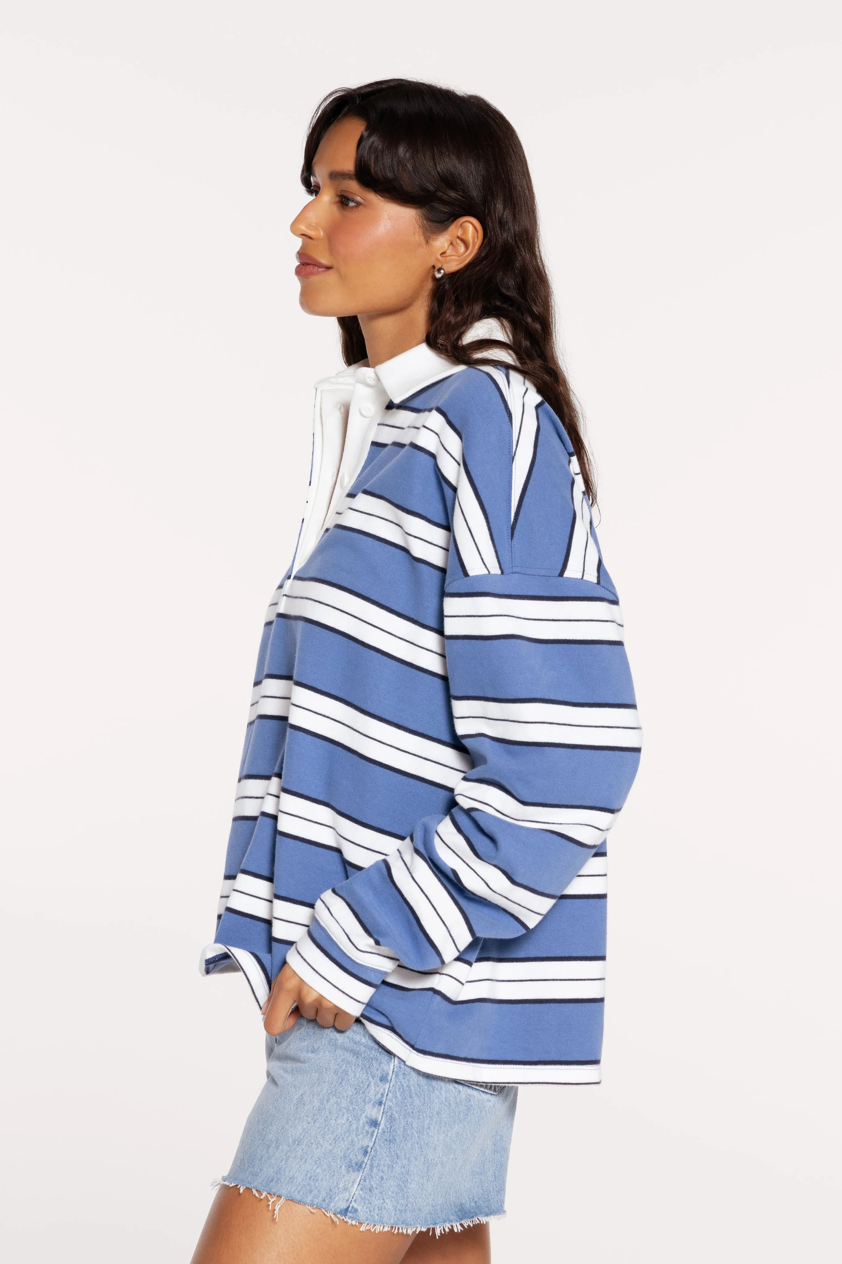 Rugby Shirt | Dutch Blue Stripe sold by nuuds product image thumbnail 3