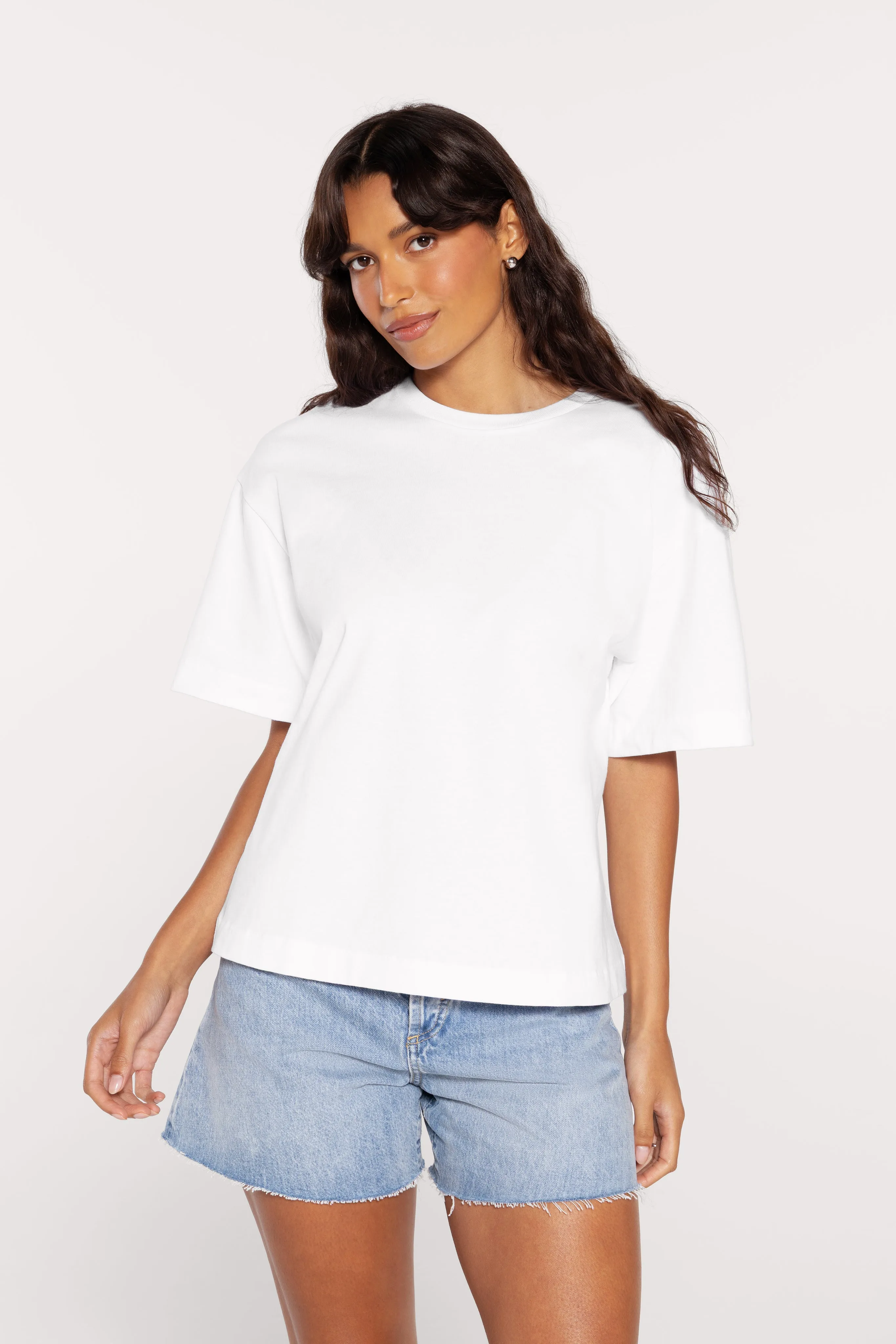 Roomy Tee | White sold by nuuds