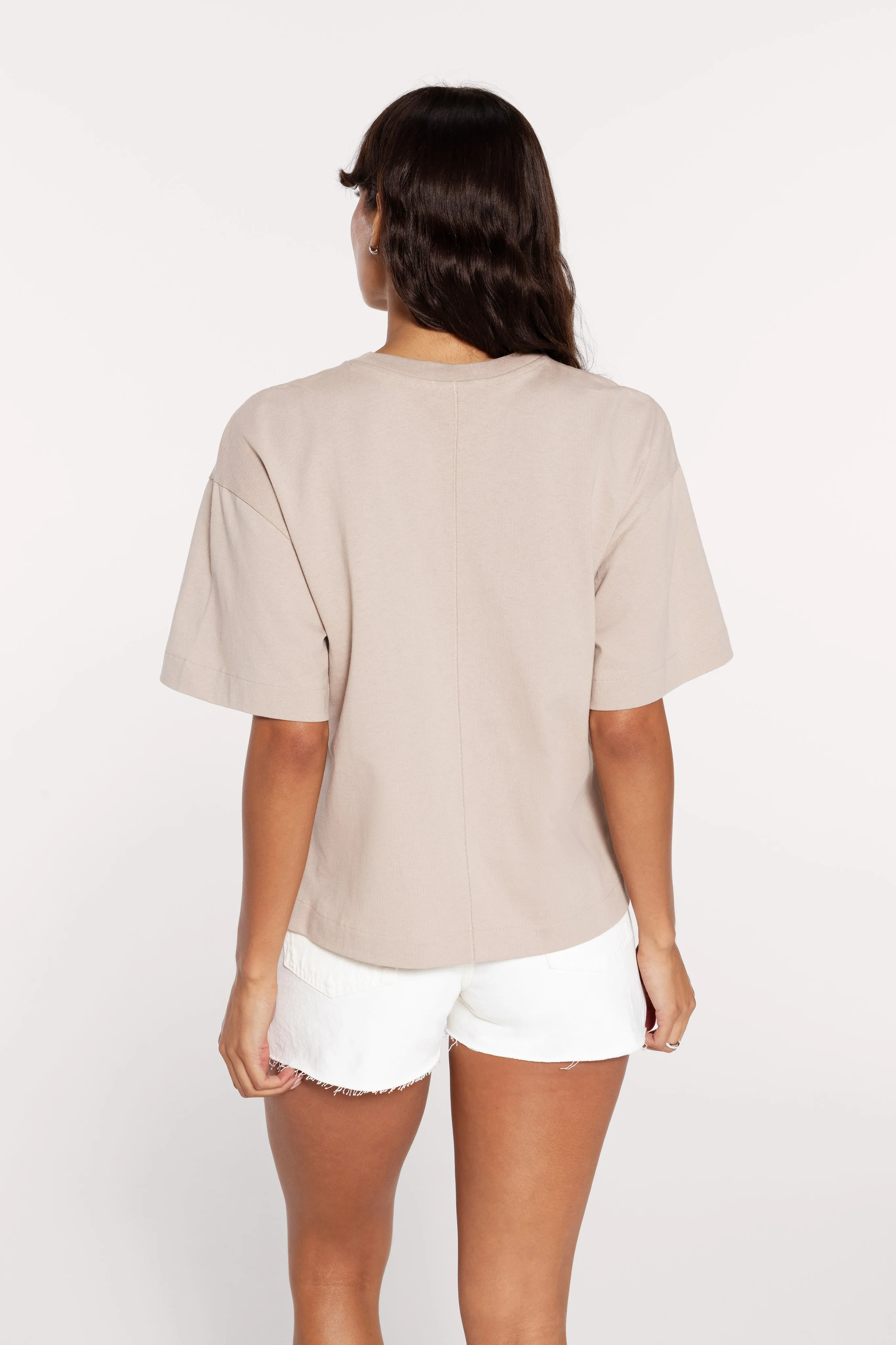 Roomy Tee | Putty sold by nuuds product image thumbnail 4