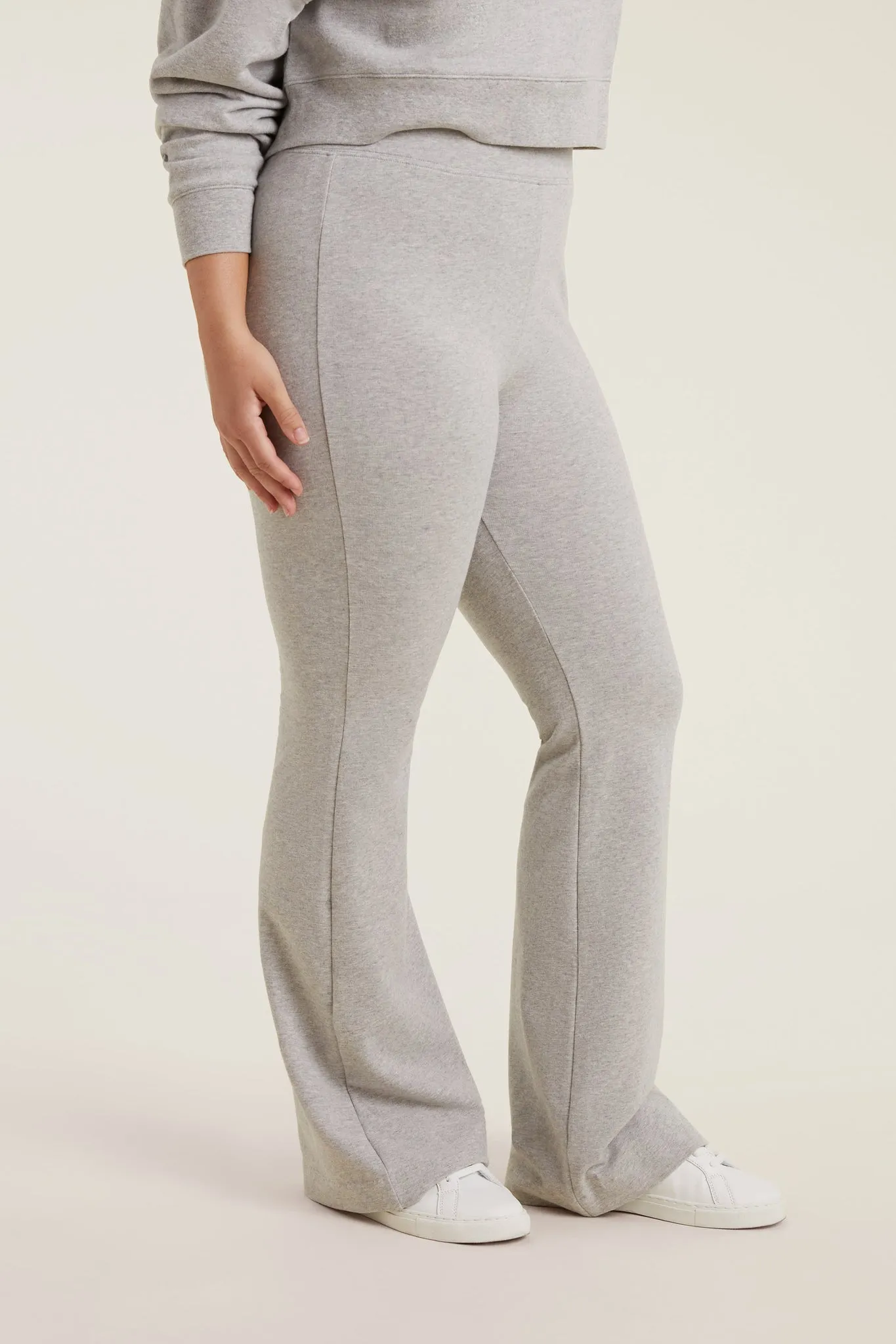 Lounge Flare Pant | Heather Grey sold by nuuds product image thumbnail 3