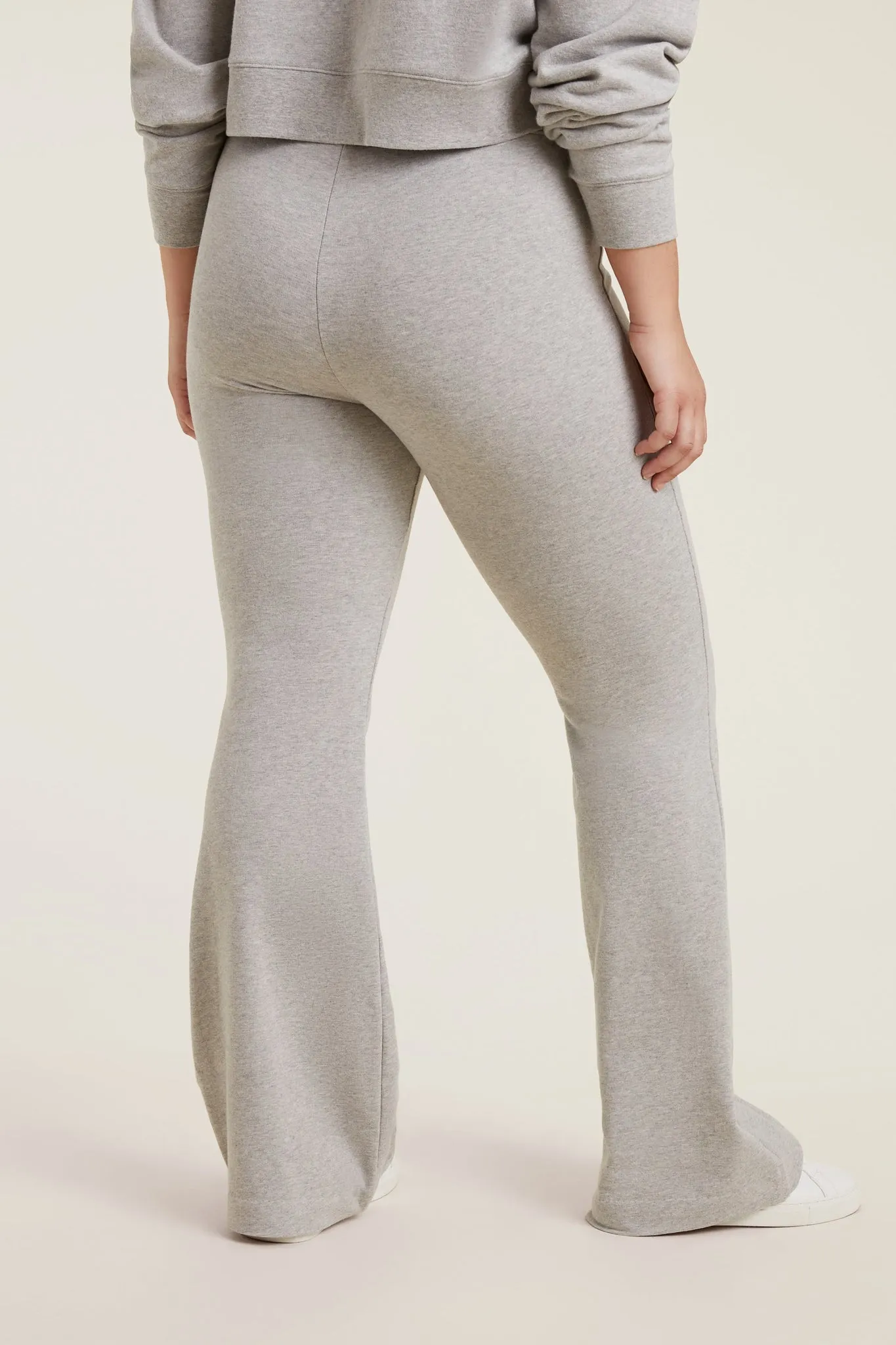 Lounge Flare Pant | Heather Grey sold by nuuds product image thumbnail 4