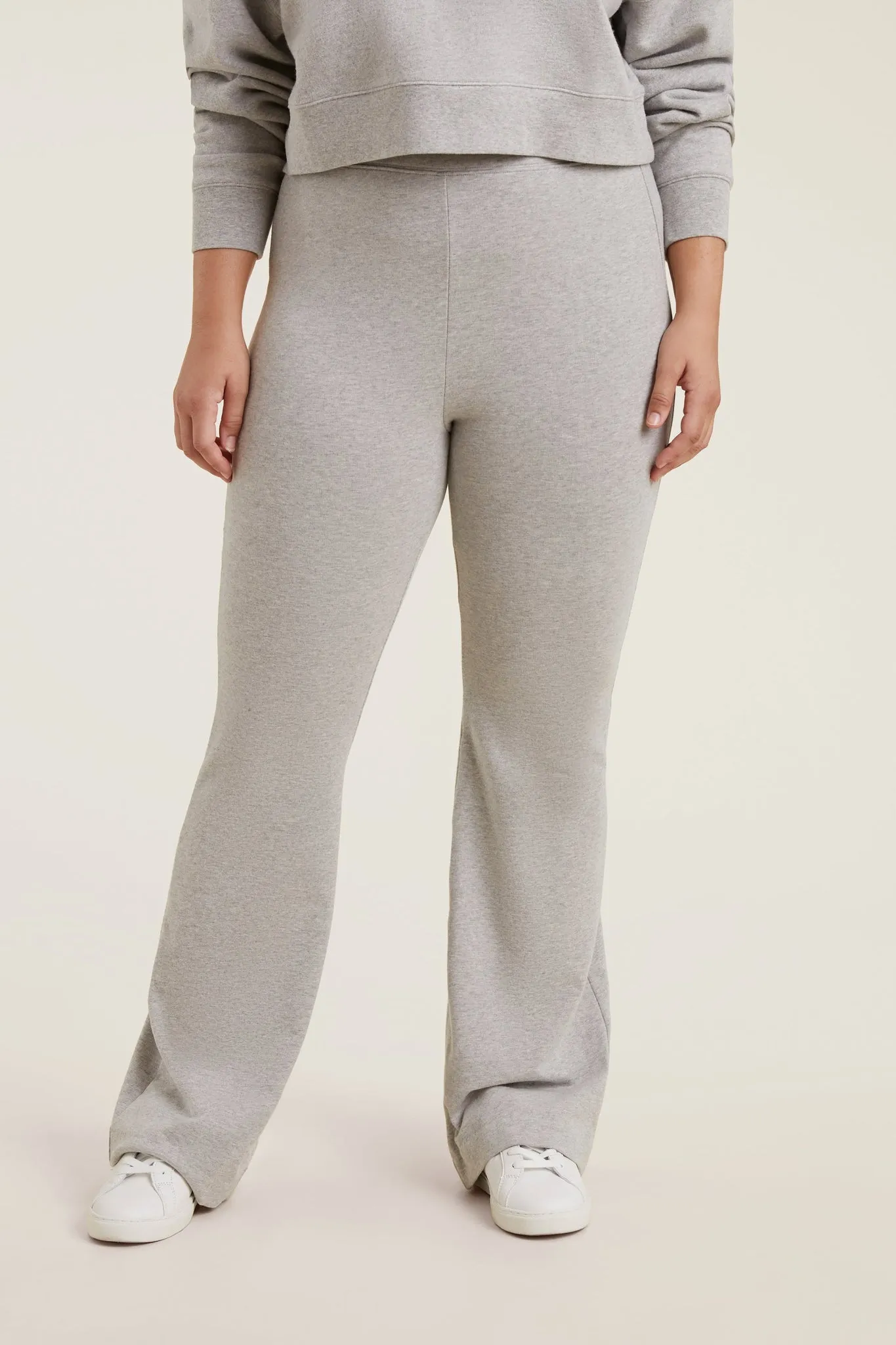Lounge Flare Pant | Heather Grey sold by nuuds product image thumbnail 2