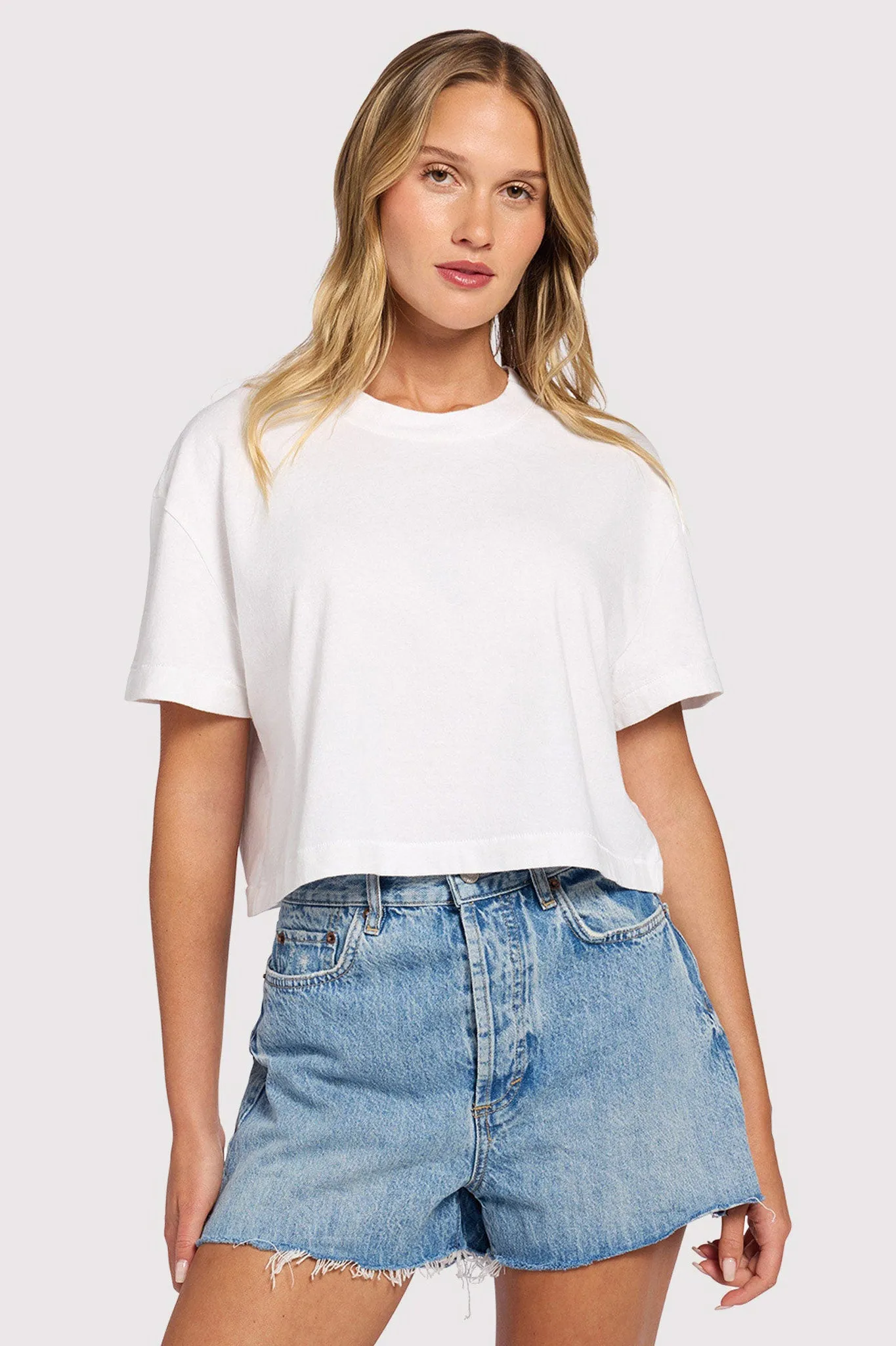 Vintage Cotton Cropped Tee - Warehouse Sale sold by nuuds product image thumbnail 2