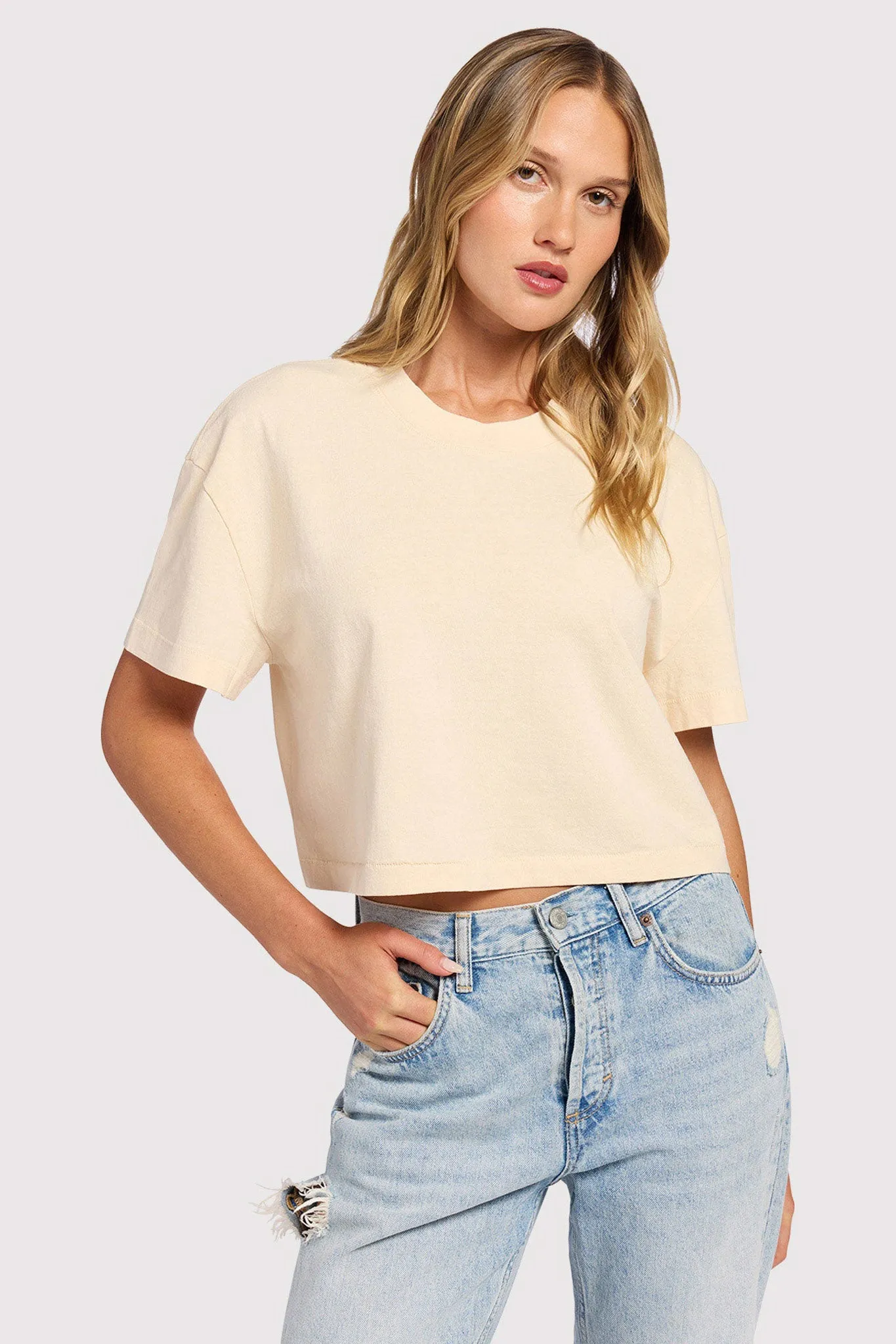 Vintage Cotton Cropped Tee - Warehouse Sale sold by nuuds product image thumbnail 4