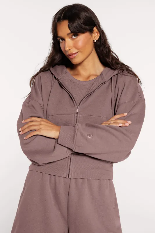 Vintage Fleece Zip Hoodie made by nuuds