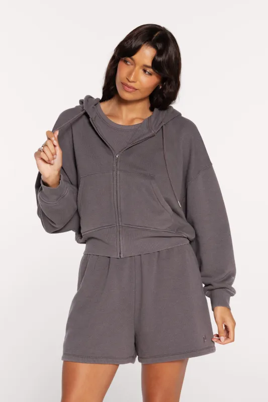 Vintage Fleece Zip Hoodie | Iron made by nuuds