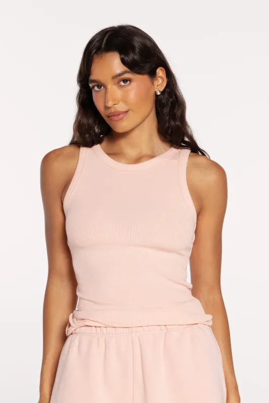 Slinky Rib Tank | Dusty Rose made by nuuds