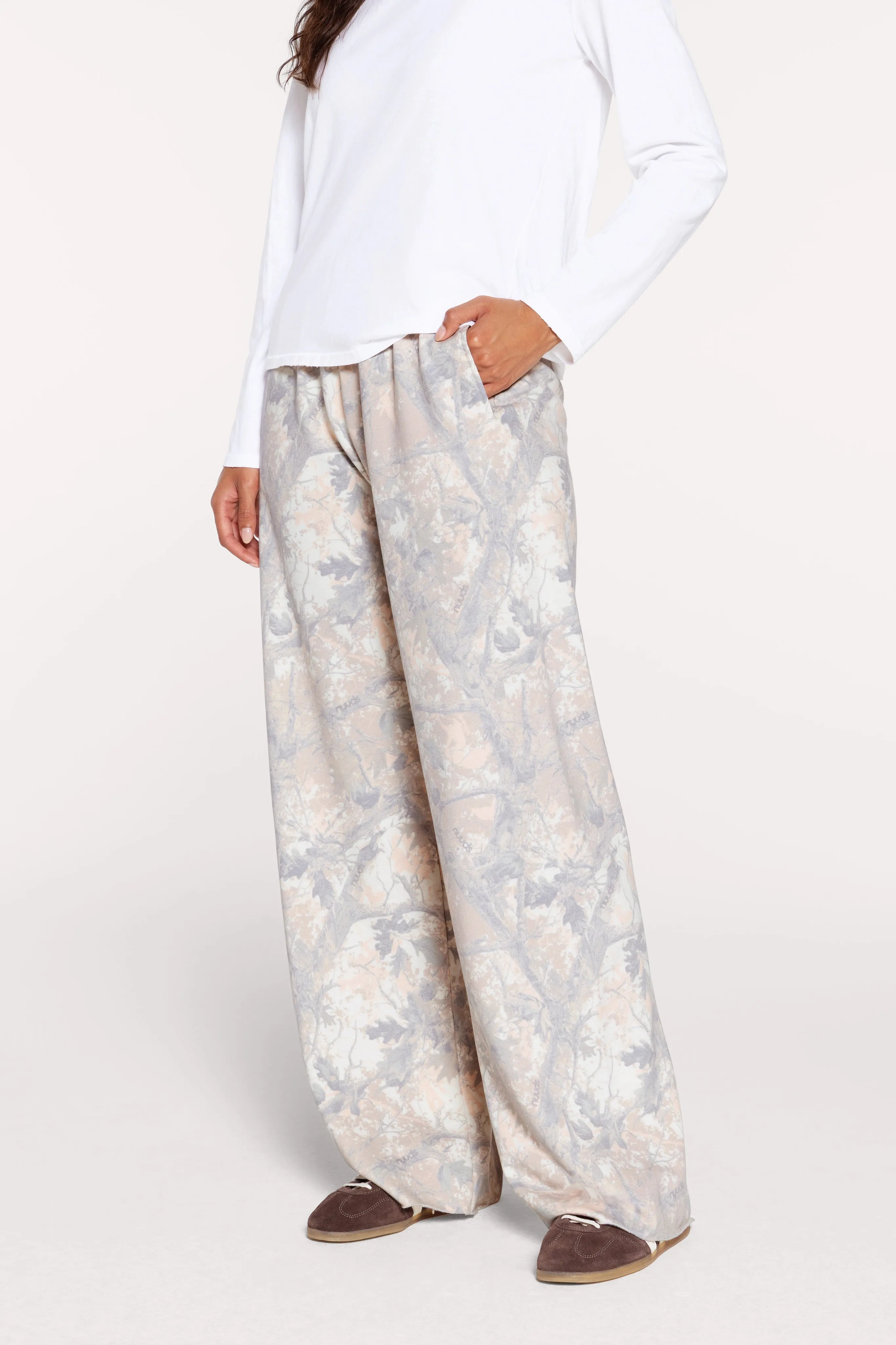 Raw Hem Sweatpant | nuuds Camo sold by nuuds product image thumbnail 3