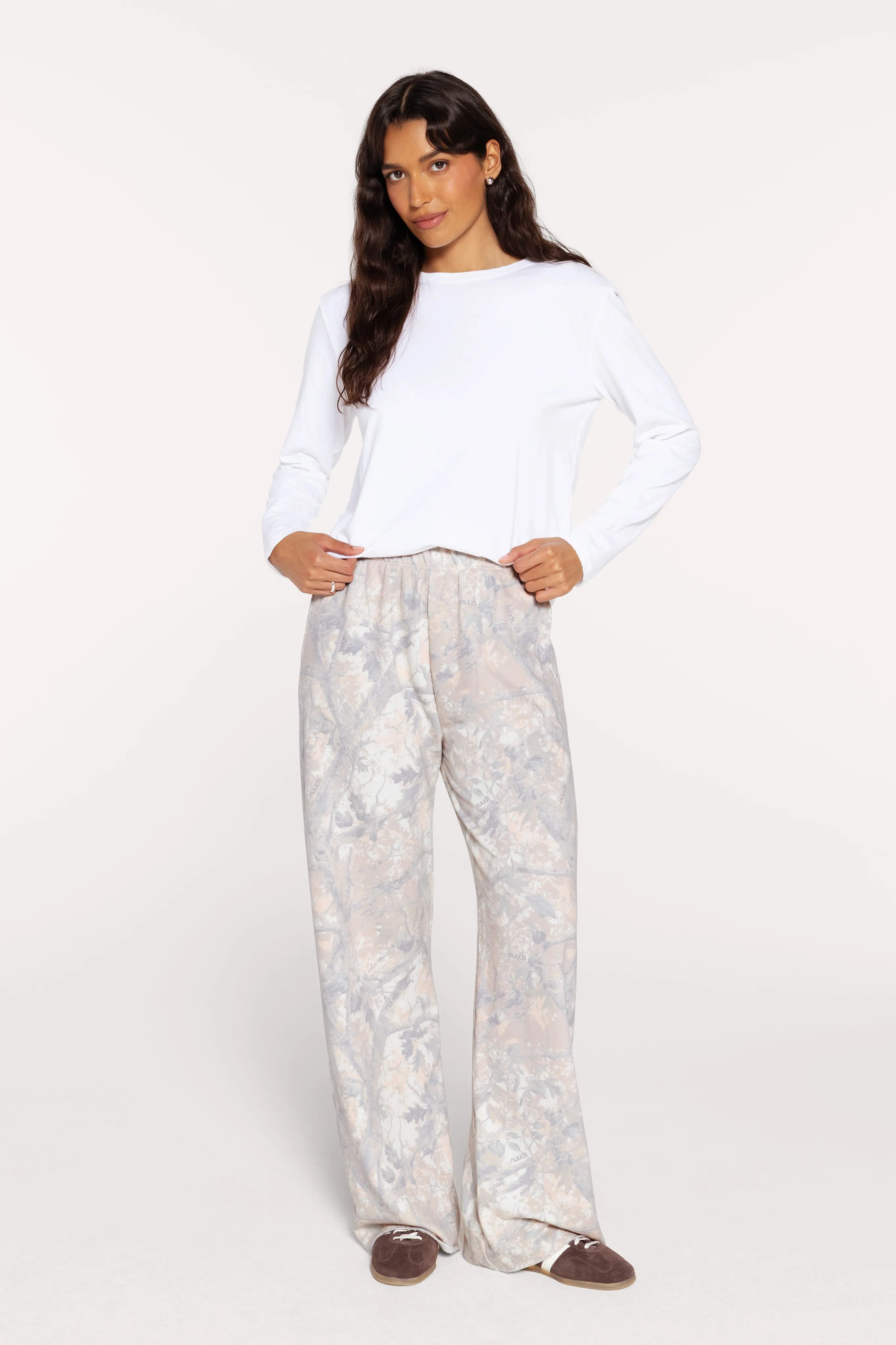 Raw Hem Sweatpant | nuuds Camo sold by nuuds