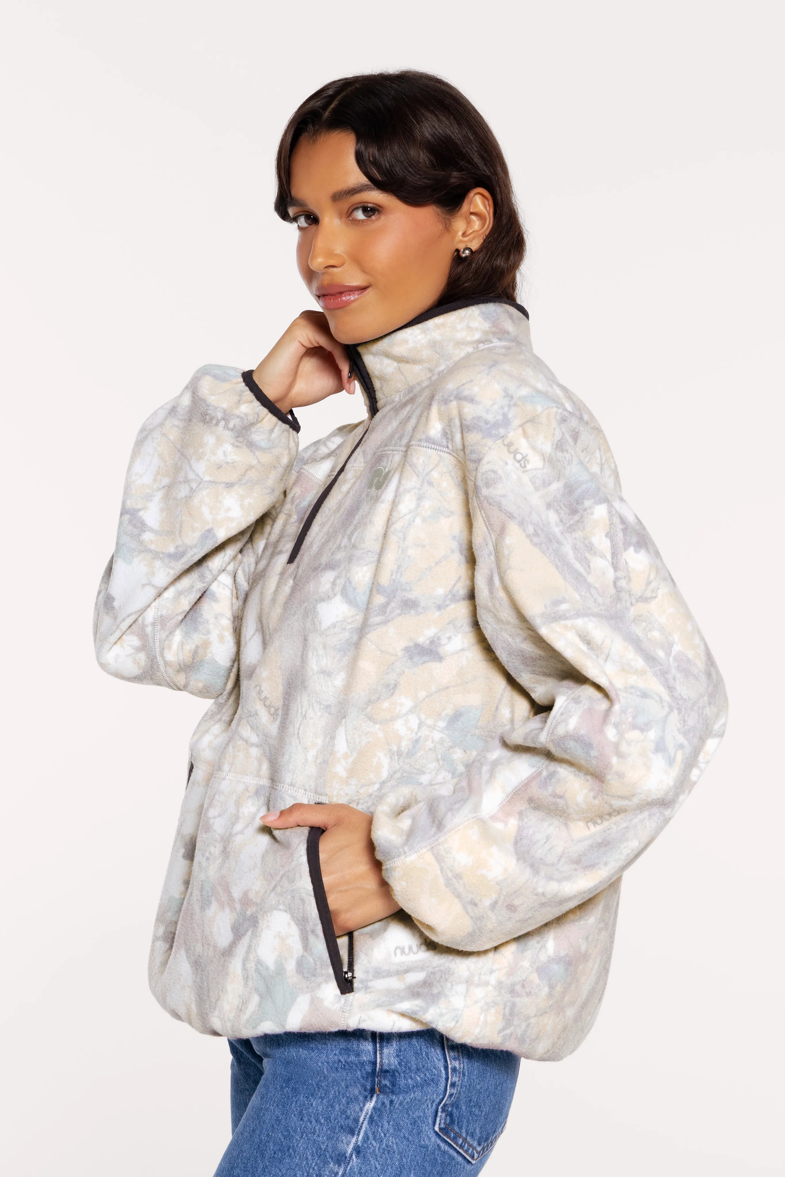 Cabin Quarter-Zip Pullover | nuuds Camo sold by nuuds product image thumbnail 3