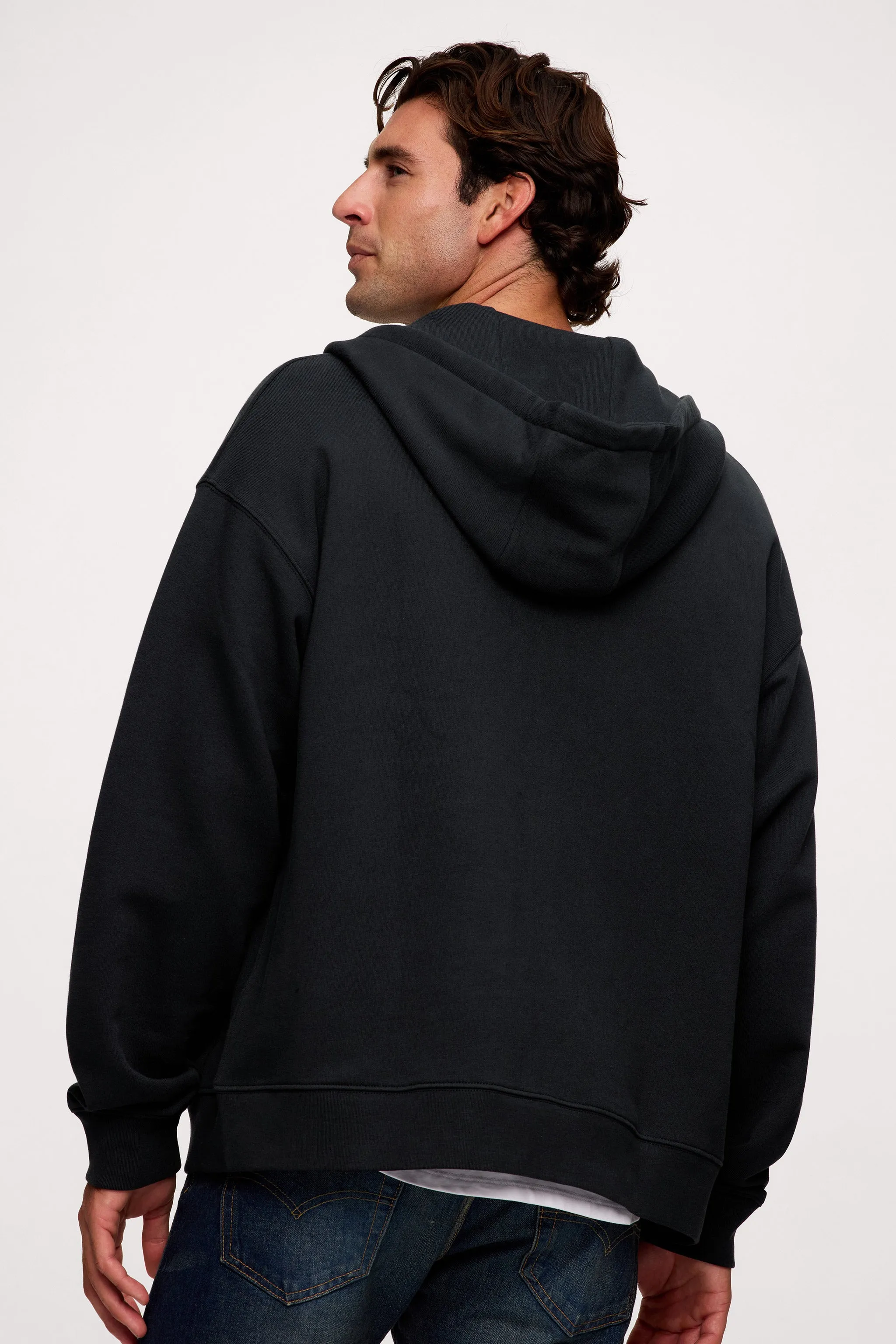 Vintage Washed Zip-Up Hoodie sold by nuuds product image thumbnail 5