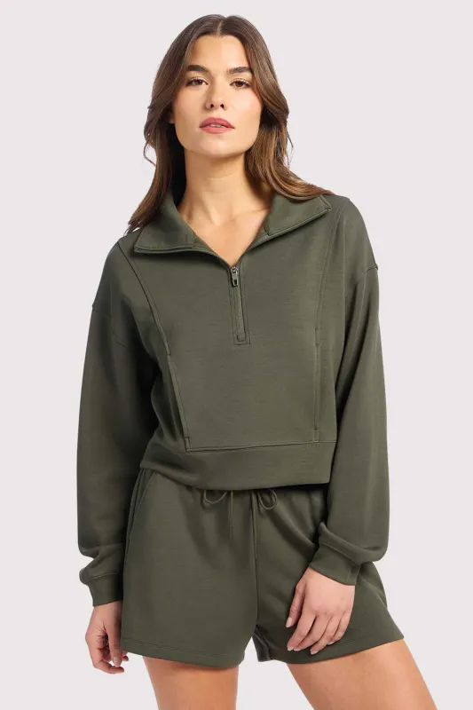 Soft Motion Quarter-Zip made by nuuds