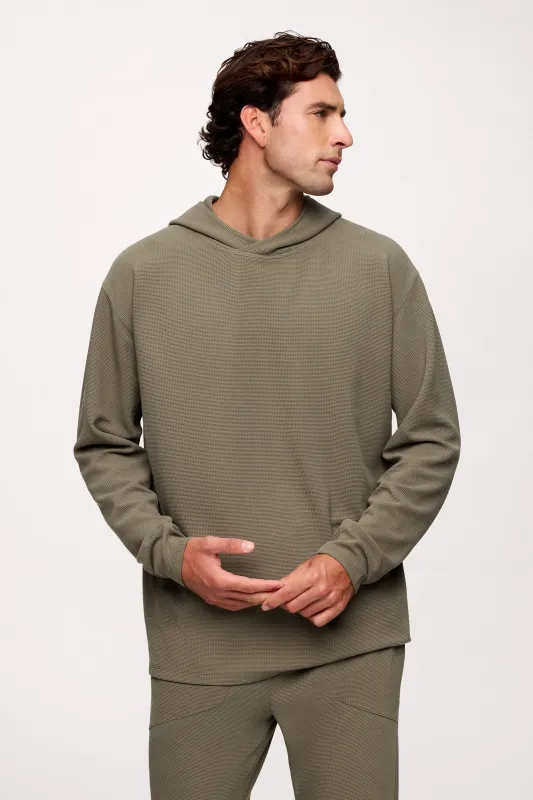 Performance Waffle Hoodie made by nuuds