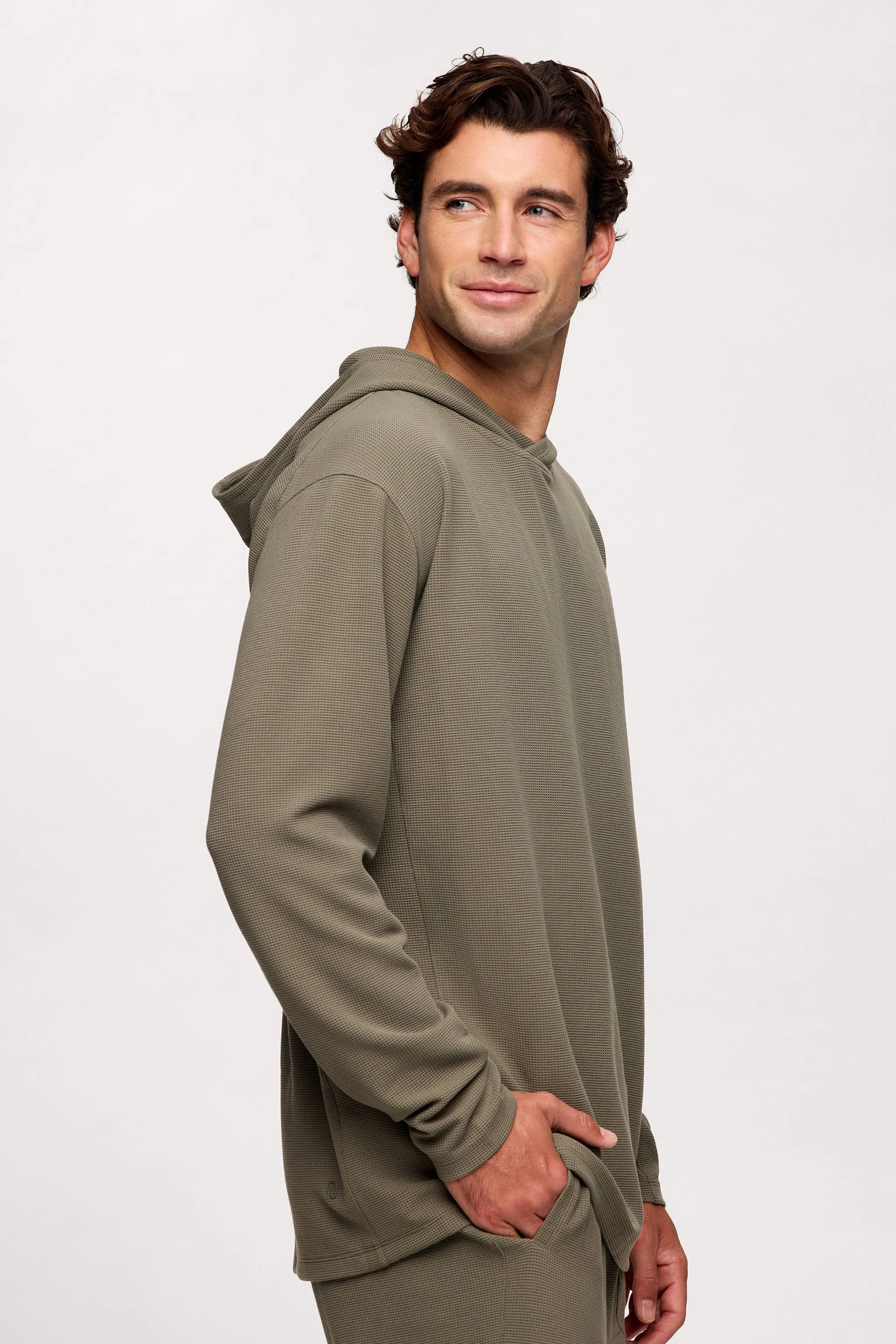 Performance Waffle Hoodie sold by nuuds product image thumbnail 3