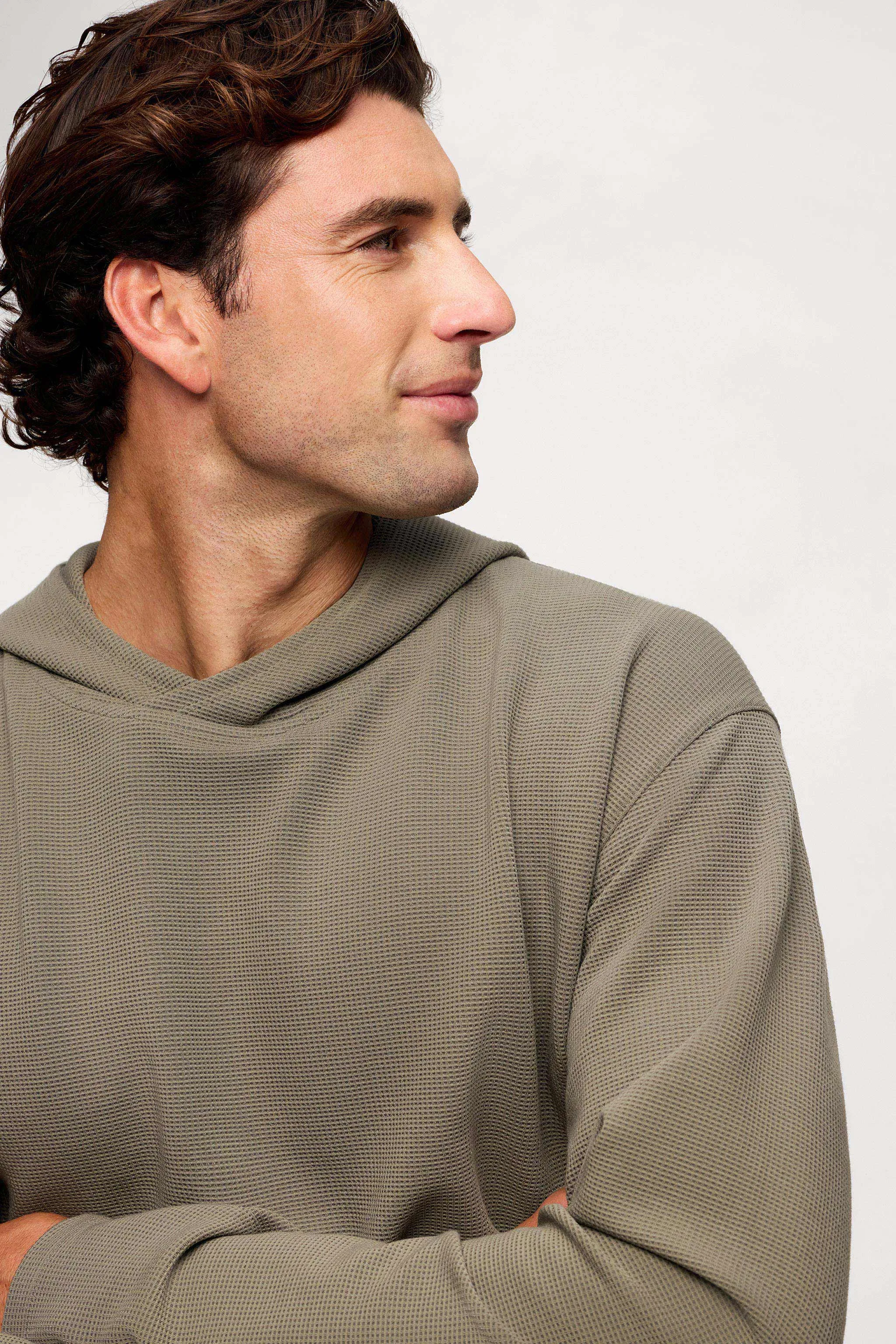 Performance Waffle Hoodie sold by nuuds product image thumbnail 4