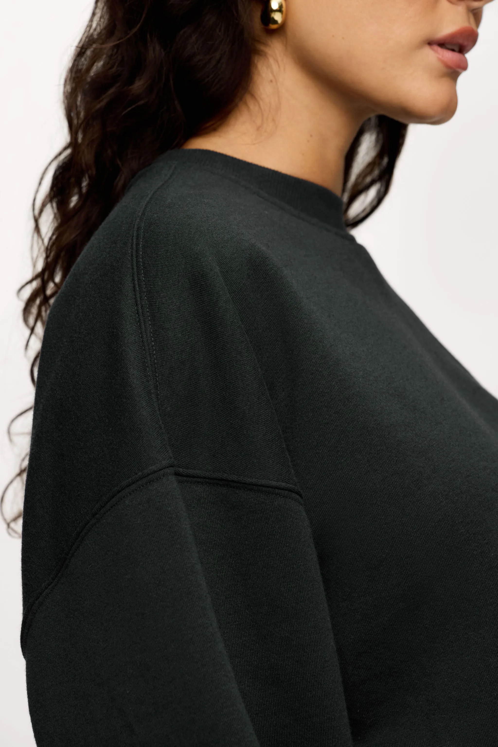 Vintage Fleece Cinch Waist Sweatshirt sold by nuuds product image thumbnail 4