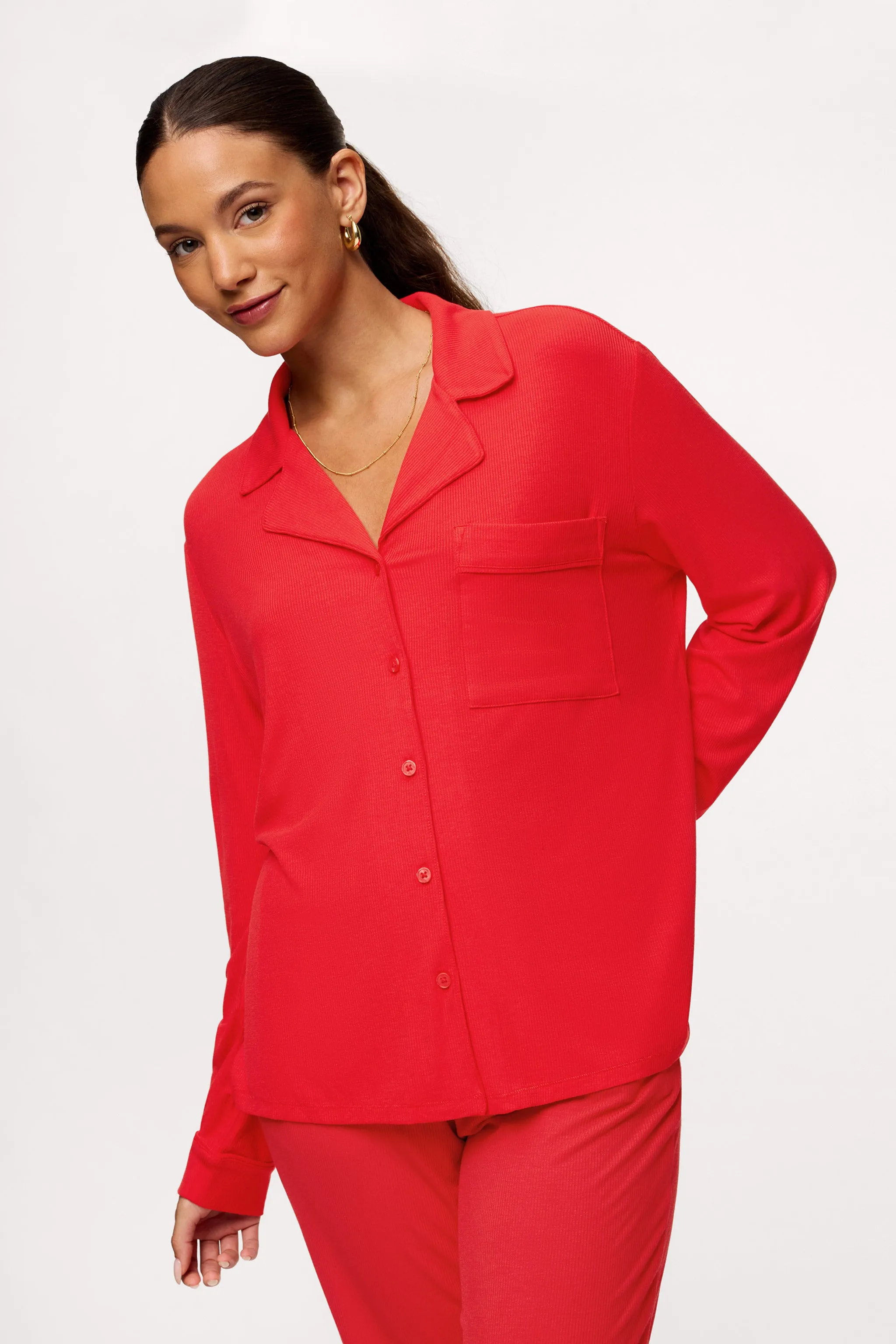 Button Front Pajama Set sold by nuuds product image thumbnail 2