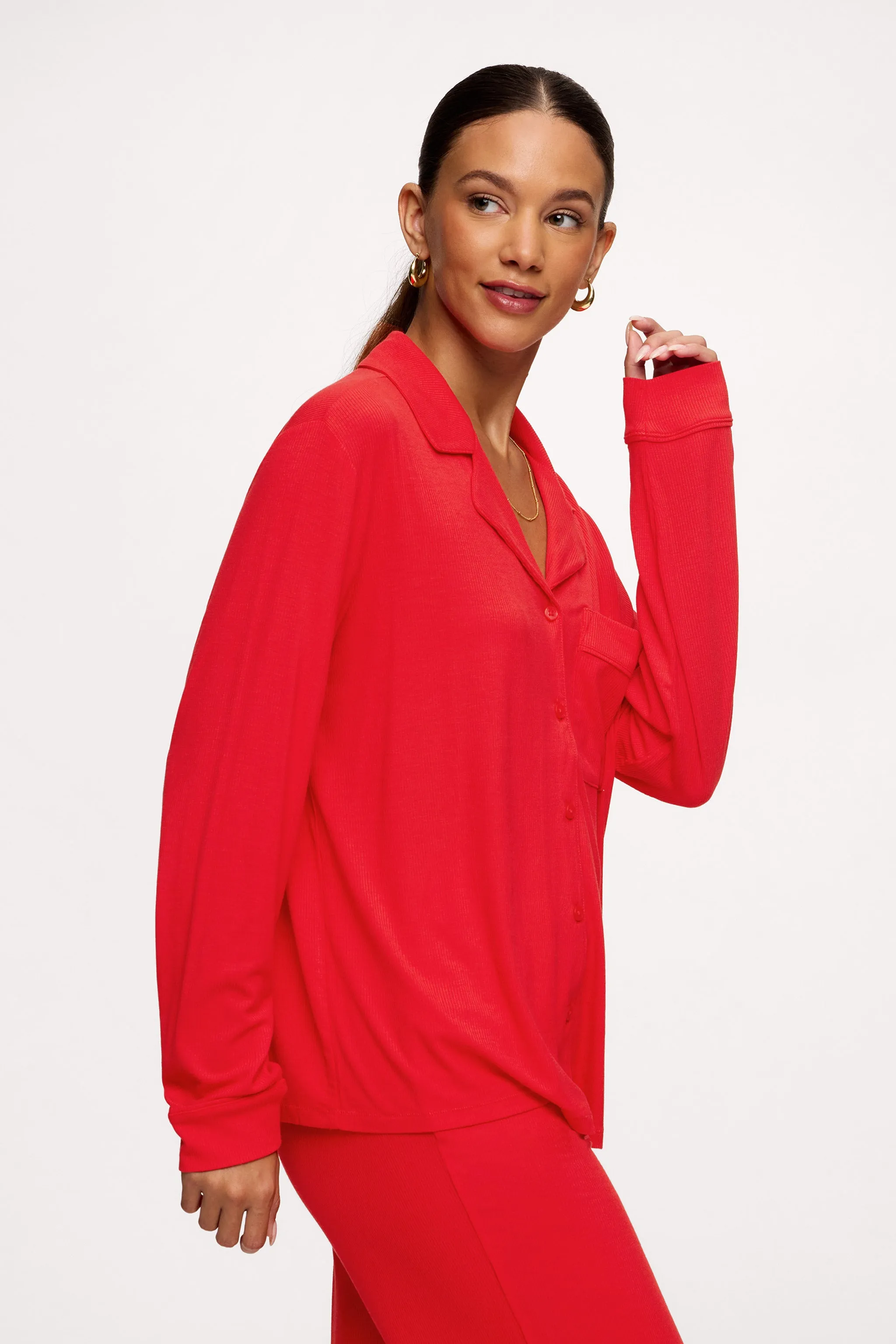 Button Front Pajama Set sold by nuuds product image thumbnail 4