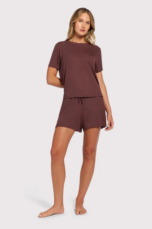 Ribbed Pajama Short Set made by nuuds