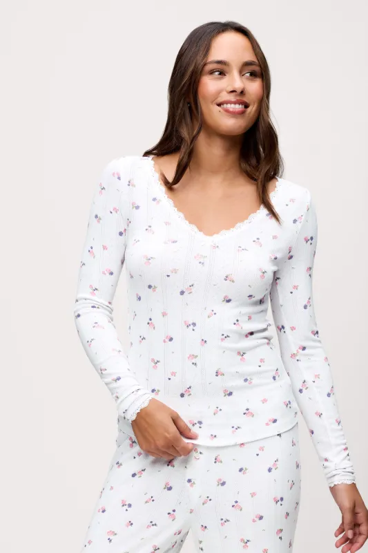 Sweetheart Pajama Top made by nuuds