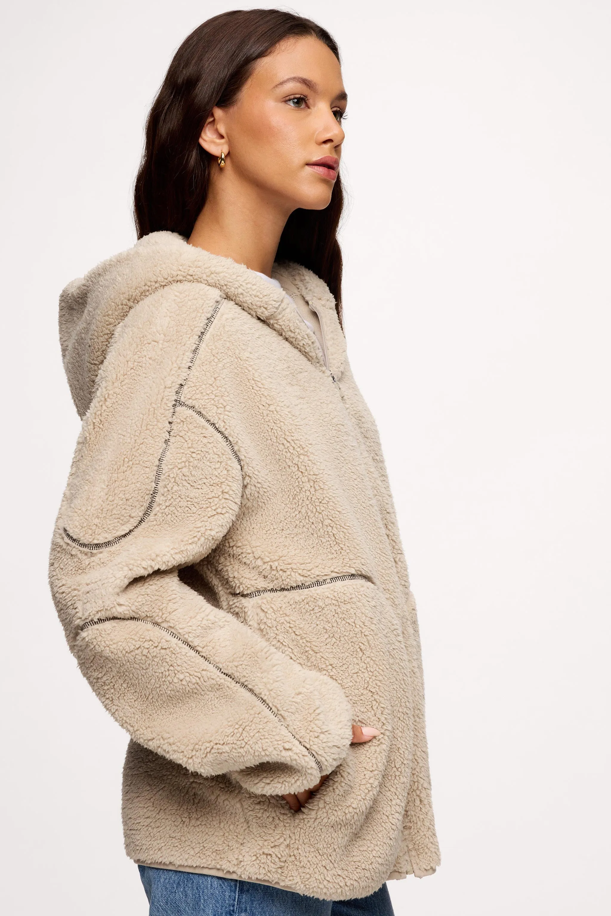 Summit Sherpa Zip-Up sold by nuuds product image thumbnail 4