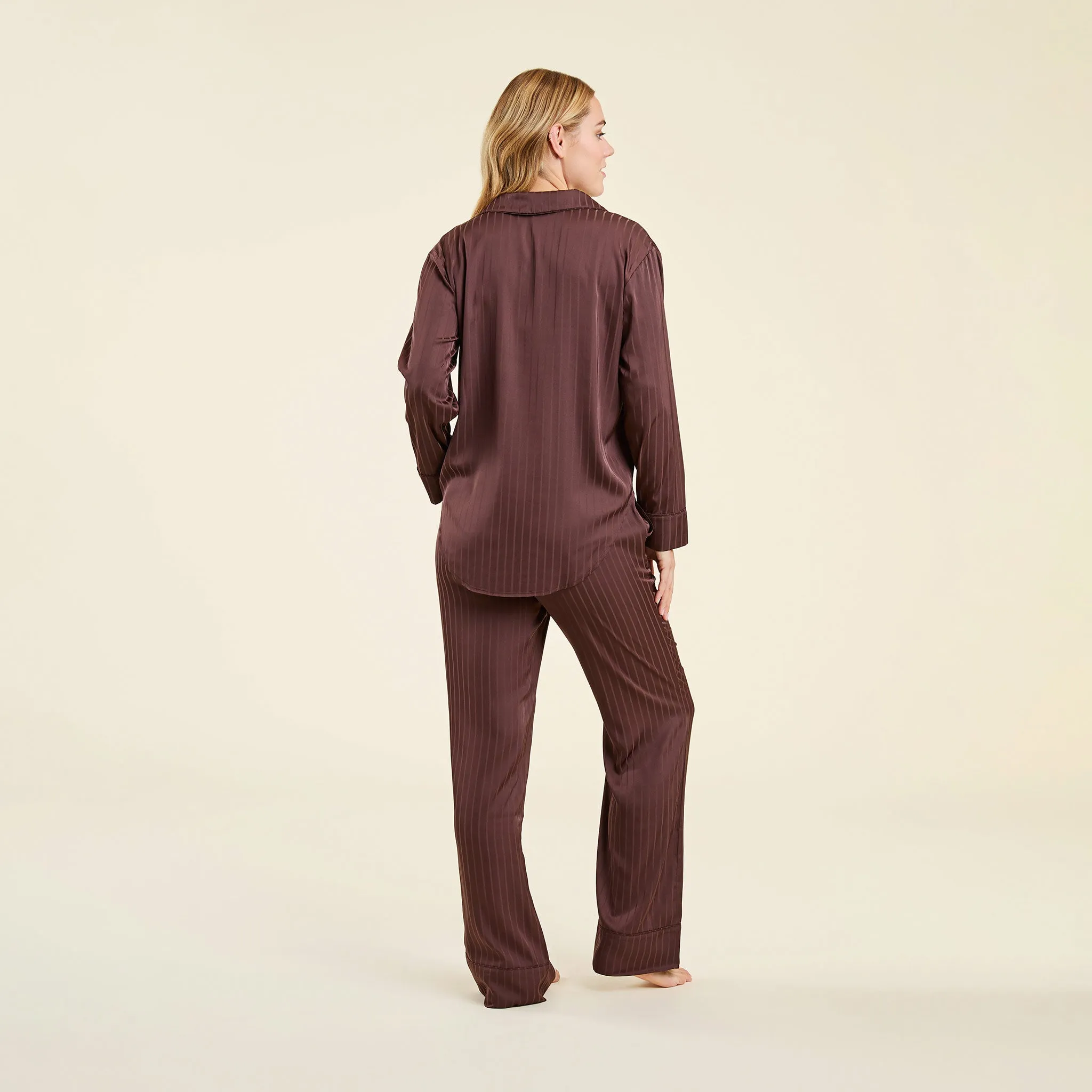 Satin Pajama Set | Coffee sold by nuuds product image thumbnail 4