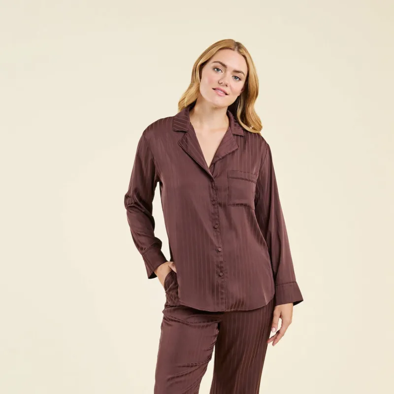 Satin Pajama Set | Coffee sold by nuuds