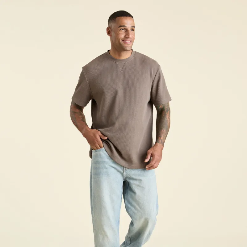 Waffle T-Shirt | Mocha sold by nuuds